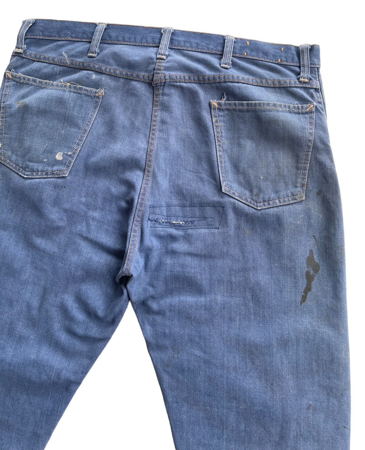 Original Montgomery 1950s Powr House 101 Selvedge Distressed Denim Size US 38 / EU 54 - 8 Thumbnail