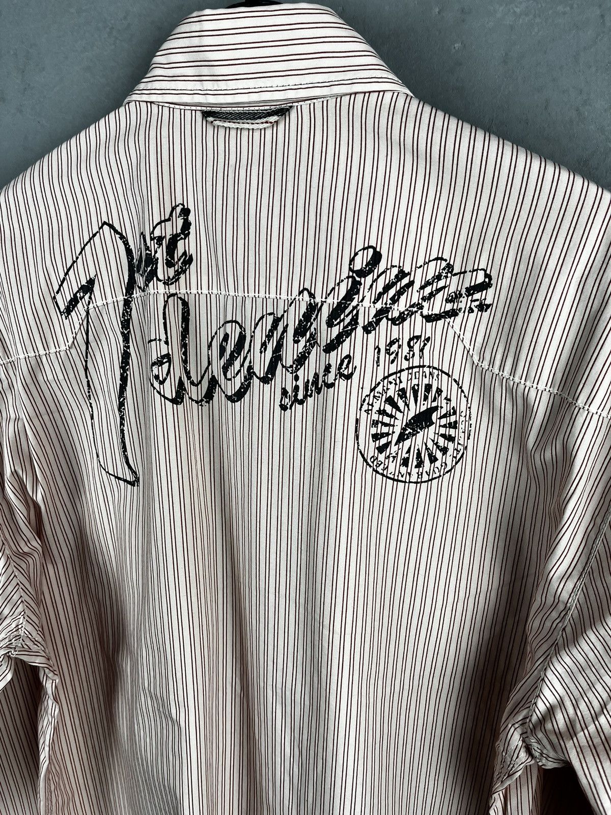 Armani × Giorgio Armani × Vintage Armani big logo shirt vintage Size US XL / EU 56 / 4 - 9 Thumbnail