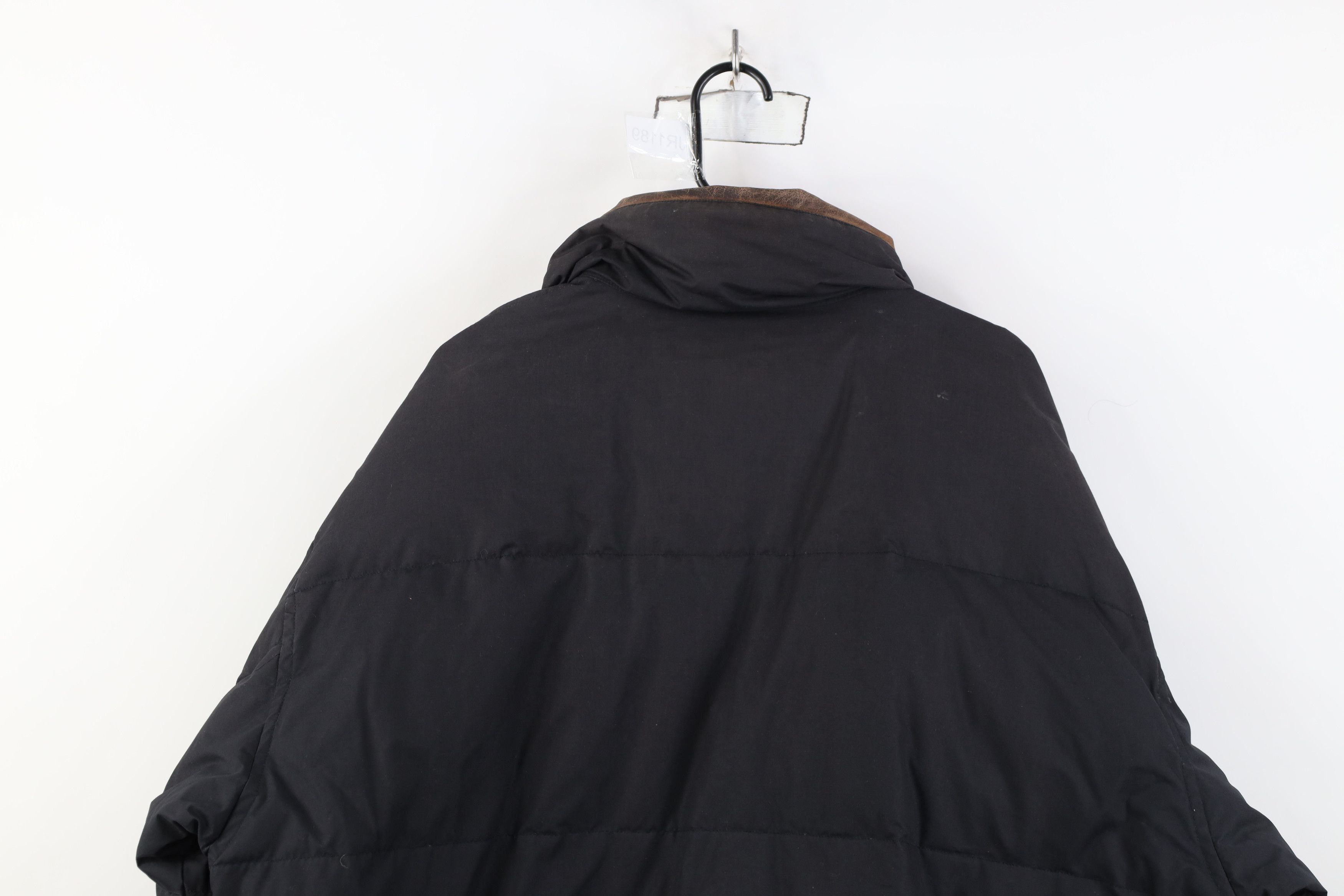 Vintage Vintage 90s Streetwear Duck Down Puffer Parka Jacket Black Size US XL / EU 56 / 4 - 16 Thumbnail