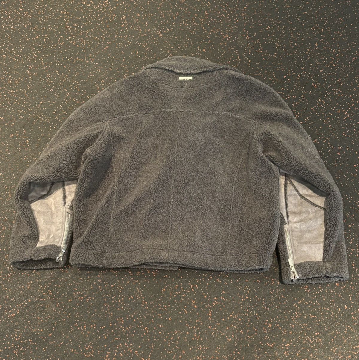C2H4 Panelled Streamline Shearling Jacket