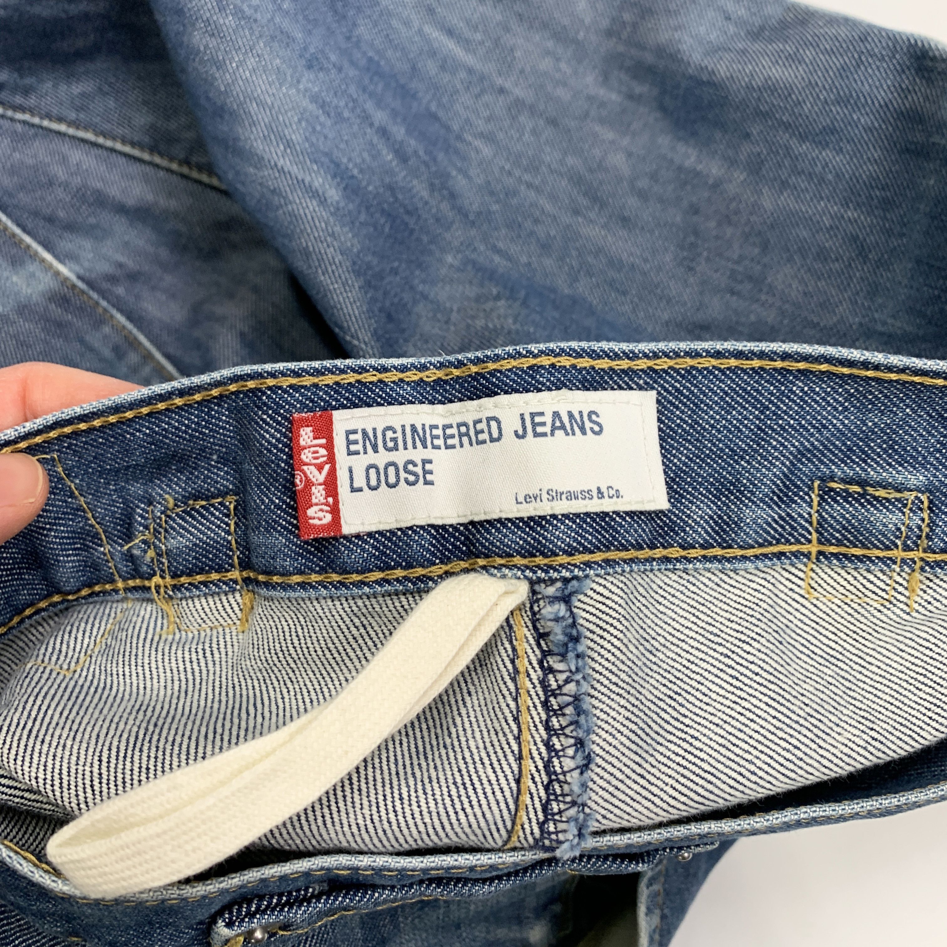 Levi's Engineered 00's Loose Denim Jeans Size US 29 - 8 Thumbnail