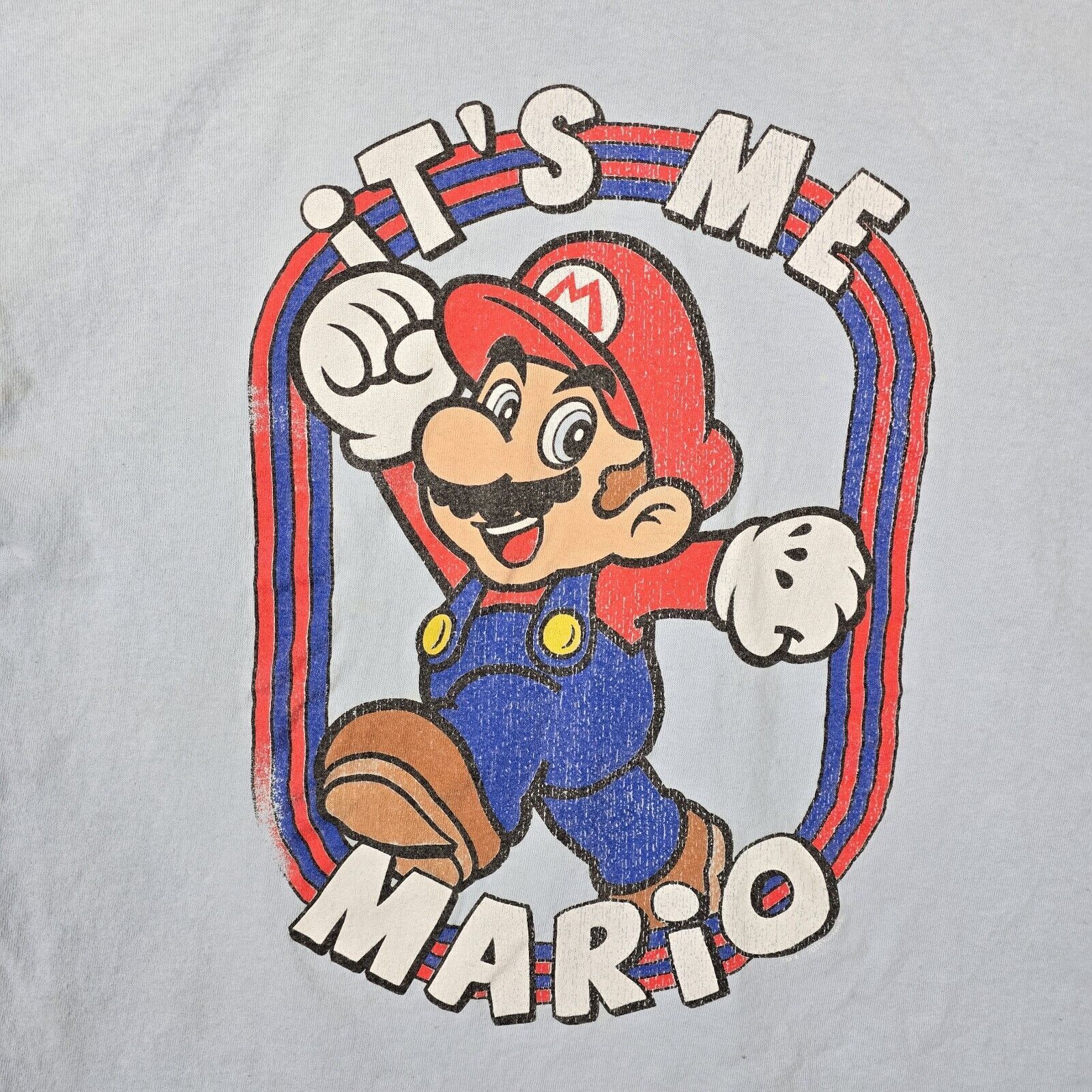 Gildan Nintendo Super Mario Bros 2010 It's Me Me Mario Size Large Size US L / EU 52-54 / 3 - 3 Thumbnail