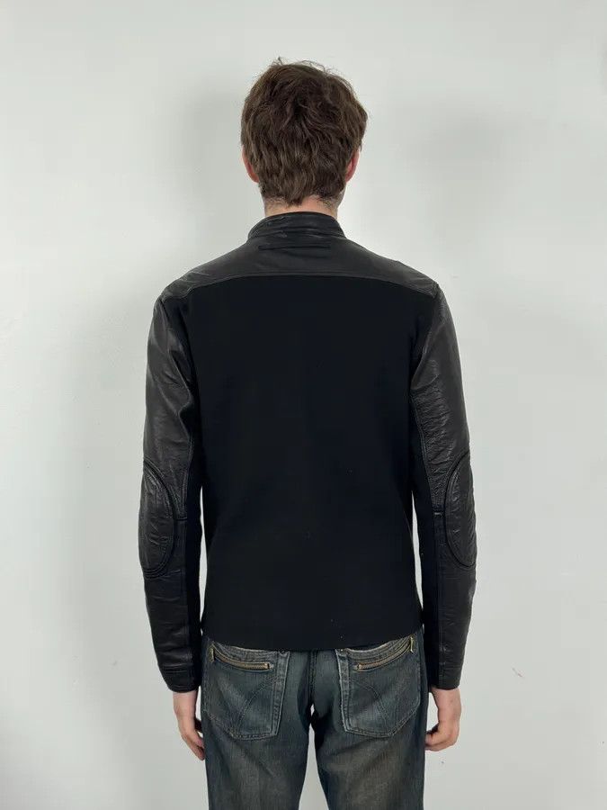 Prada 2000s Prada Biker Hybrid Leather Jacket Size US M / EU 48-50 / 2 - 3 Thumbnail