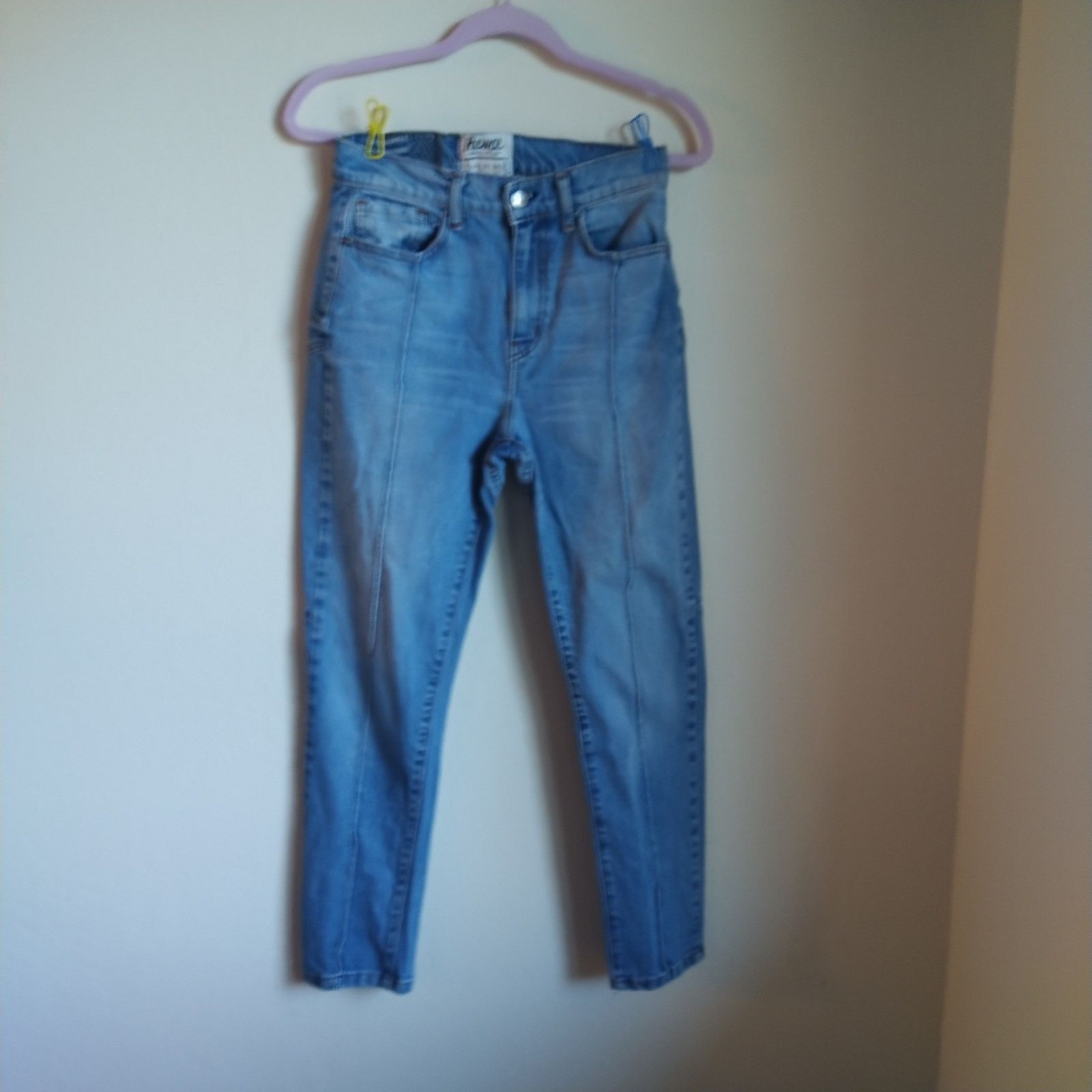 Other REVICE 27 HIGH WAISTED SKINNY STAR BLUE JEANS Star Pants Size 27" / US 4 / IT 40 - 2 Thumbnail