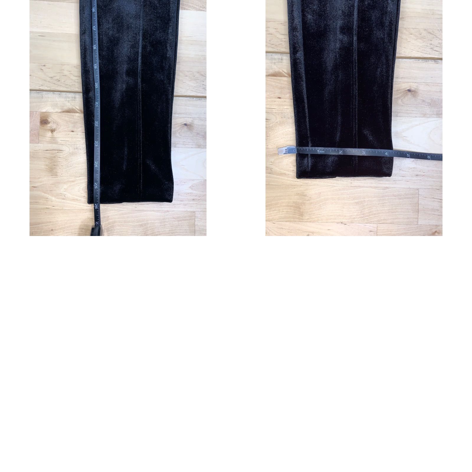 River Island River Island Velvet Pants Women 8R Black Skinny Dress Pants Size 30" / US 8 / IT 44 - 8 Thumbnail
