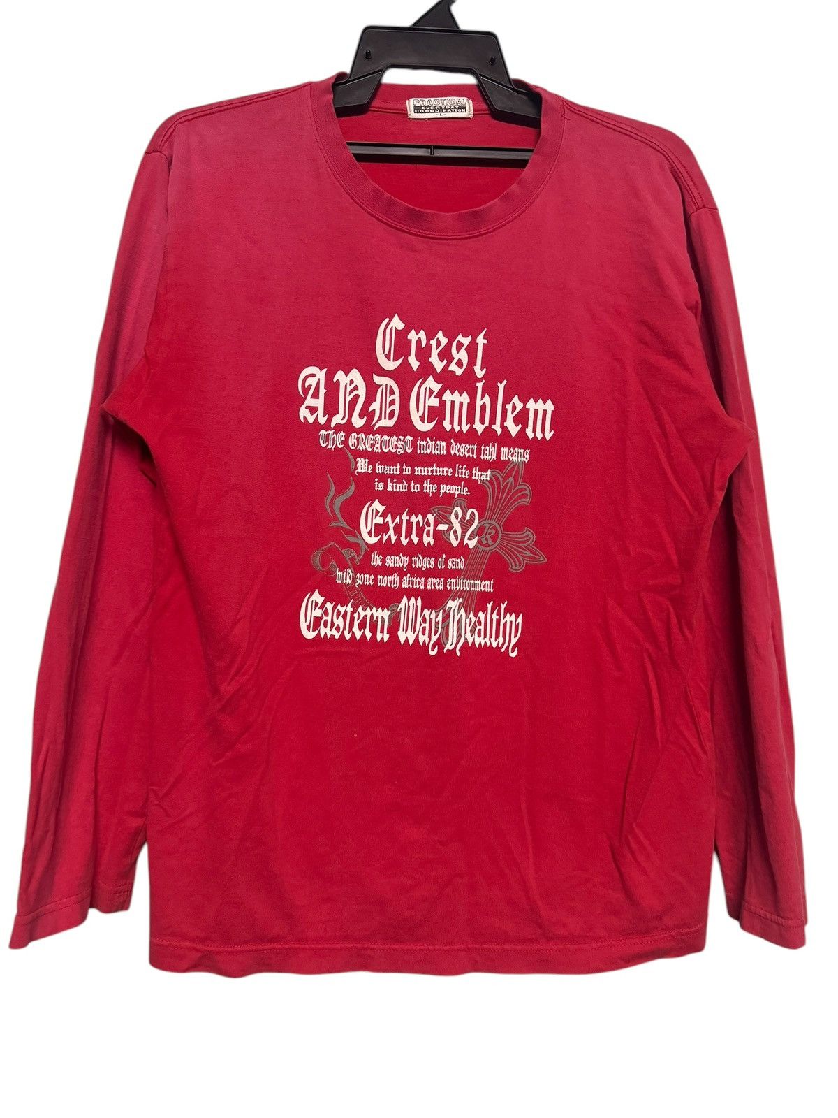 Vintage 💥RARE PUNK DESIGN CROSS EXTRA-82 AFFLICTION STYLE SUNFADED Size US L / EU 52-54 / 3 - 1 Thumbnail