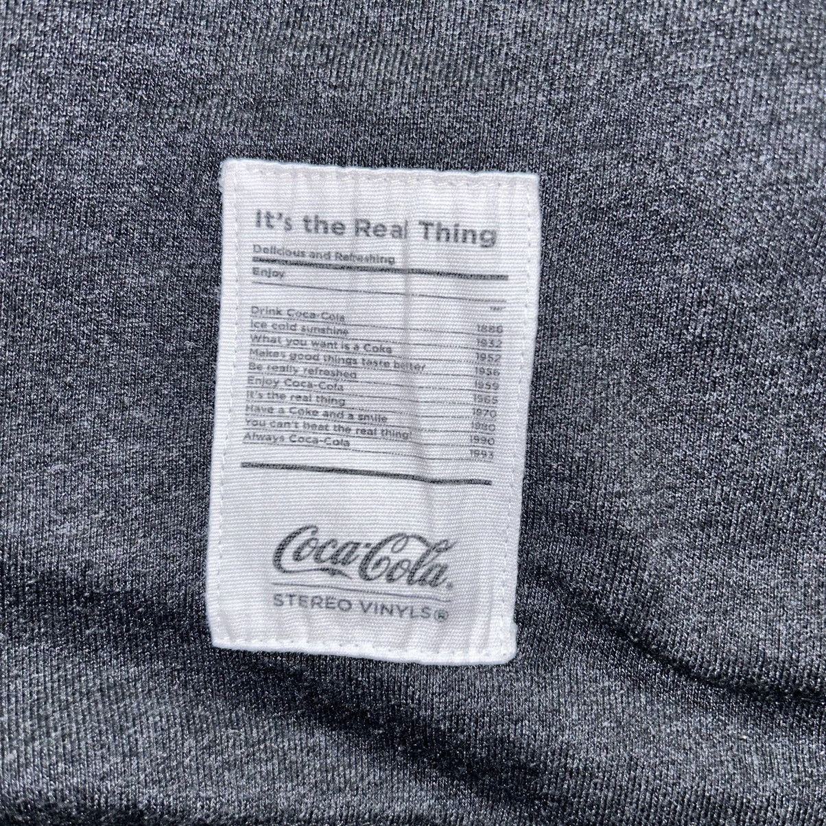 Coca Cola Stereo Vinyls x Coca-Cola Grey Logo Crewneck Size L Size US L / EU 52-54 / 3 - 8 Thumbnail