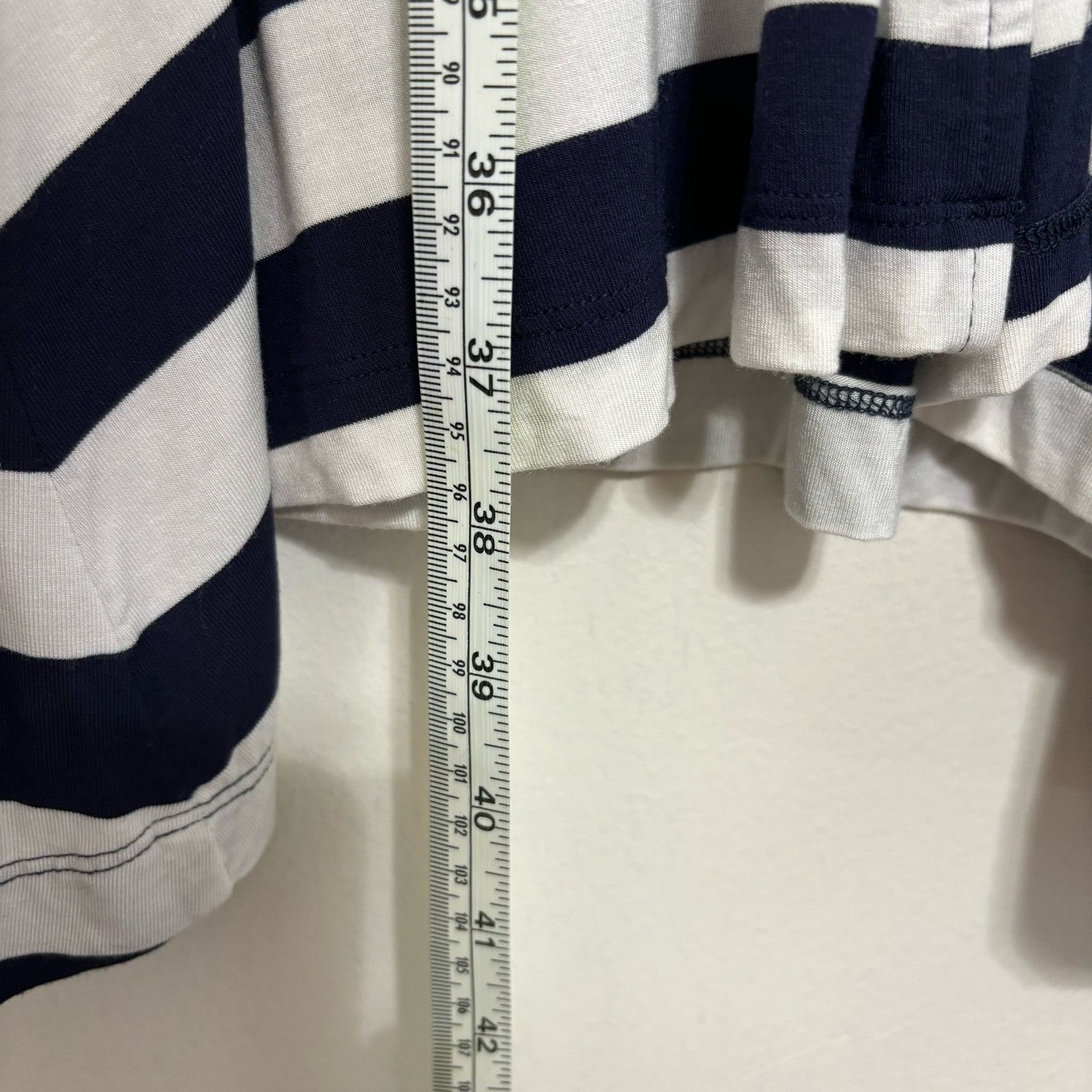 Other Design History Gray and White Striped Maxi Skirt Size XL Size 38" / US 16 / IT 52 - 3 Thumbnail