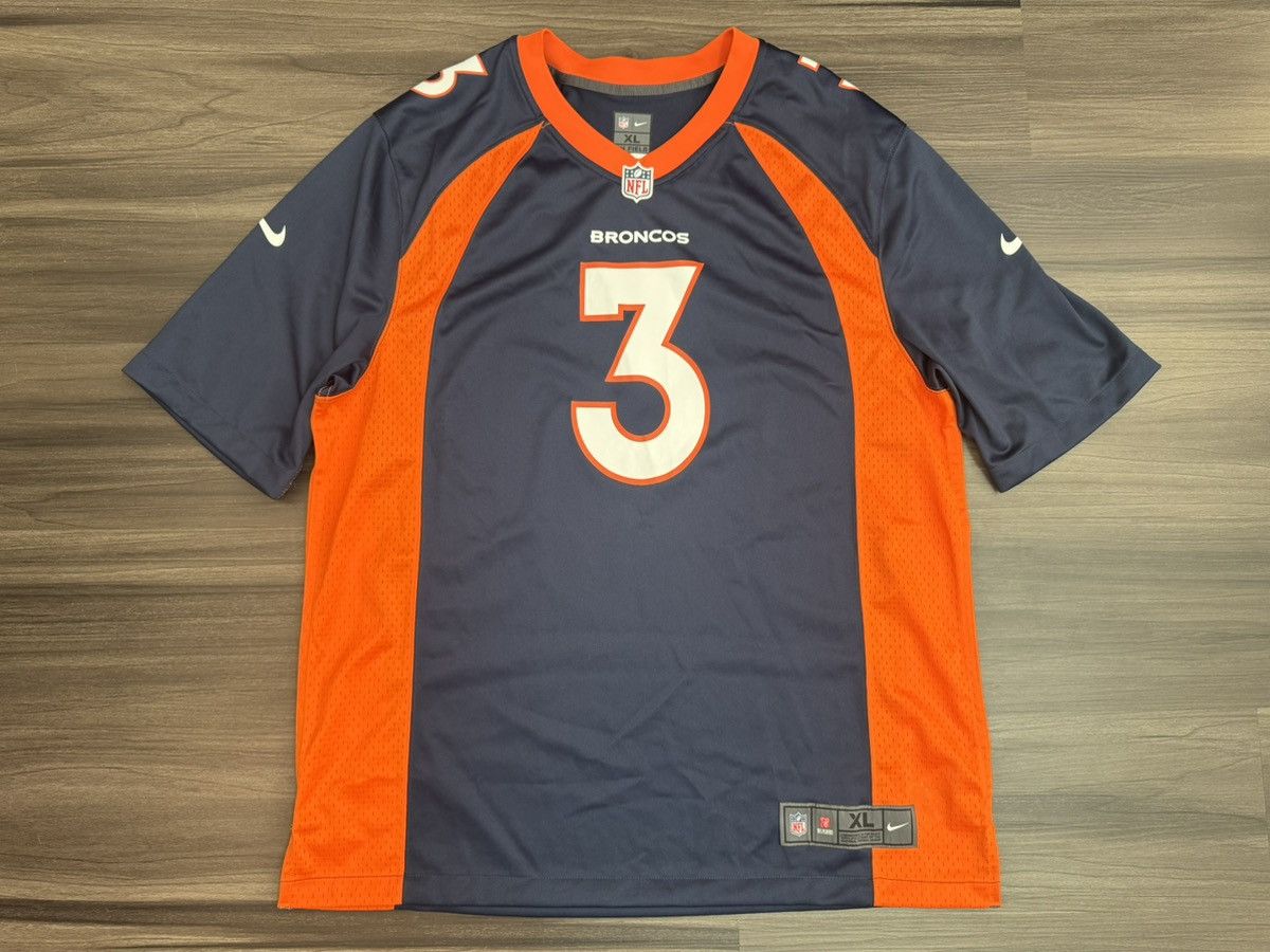 Nike Denver Broncos Russell Wilson #3 NFL On Field Home Jersey Size US XL / EU 56 / 4 - 1 Thumbnail
