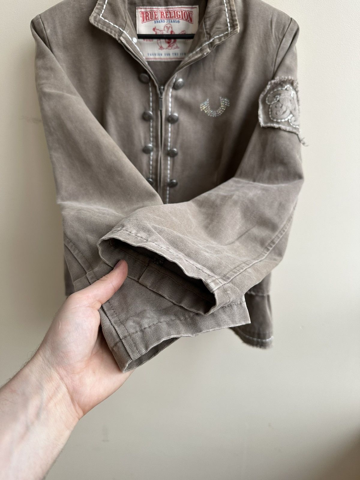 True Religion × Vintage True Religion denim jacket 90s Vintage Size M / US 6-8 / IT 42-44 - 6 Thumbnail