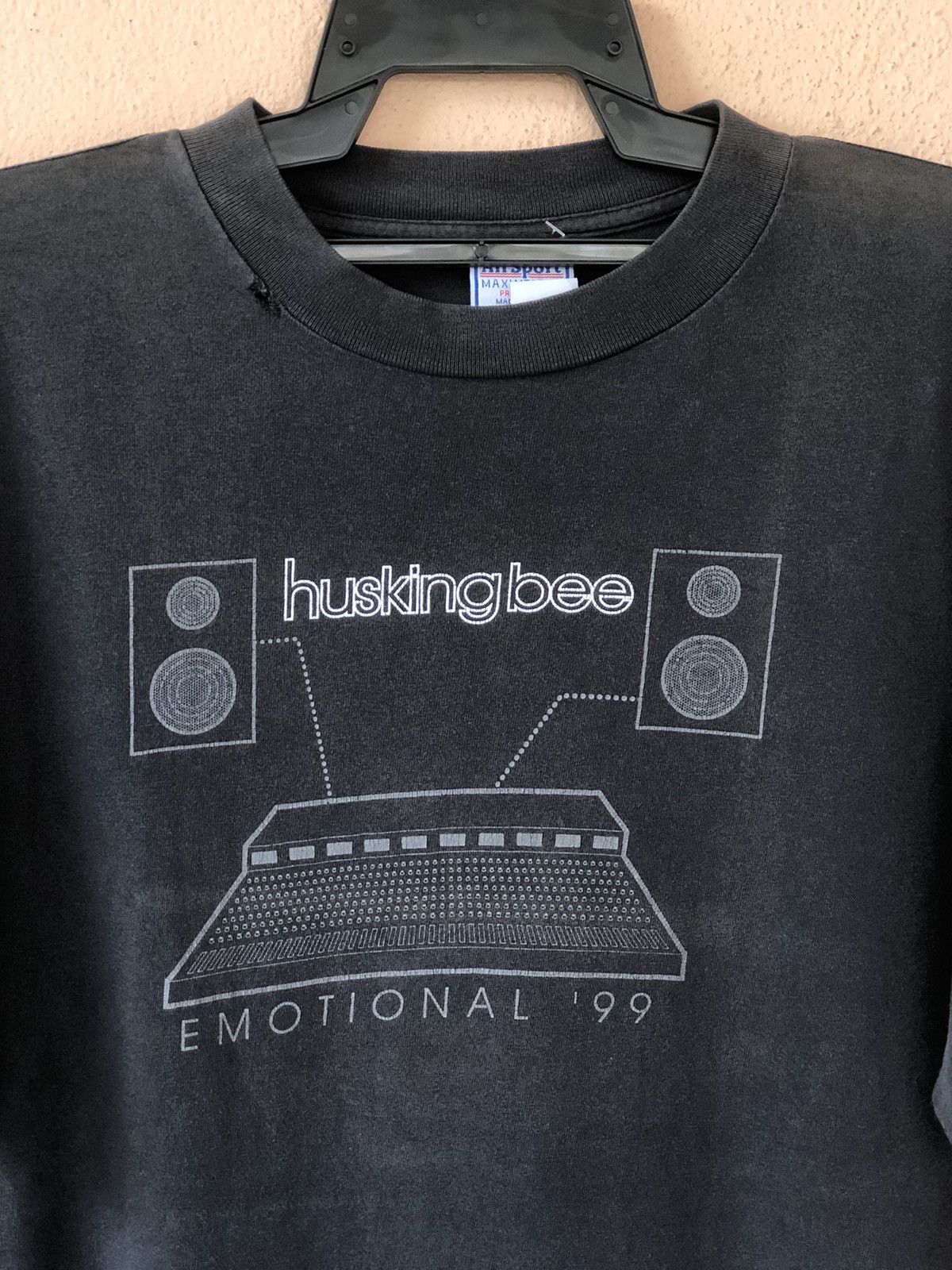 Vintage Vintage 90s Husking Bee EMOTIONAL 99 Distressed Size US L / EU 52-54 / 3 - 2 Thumbnail