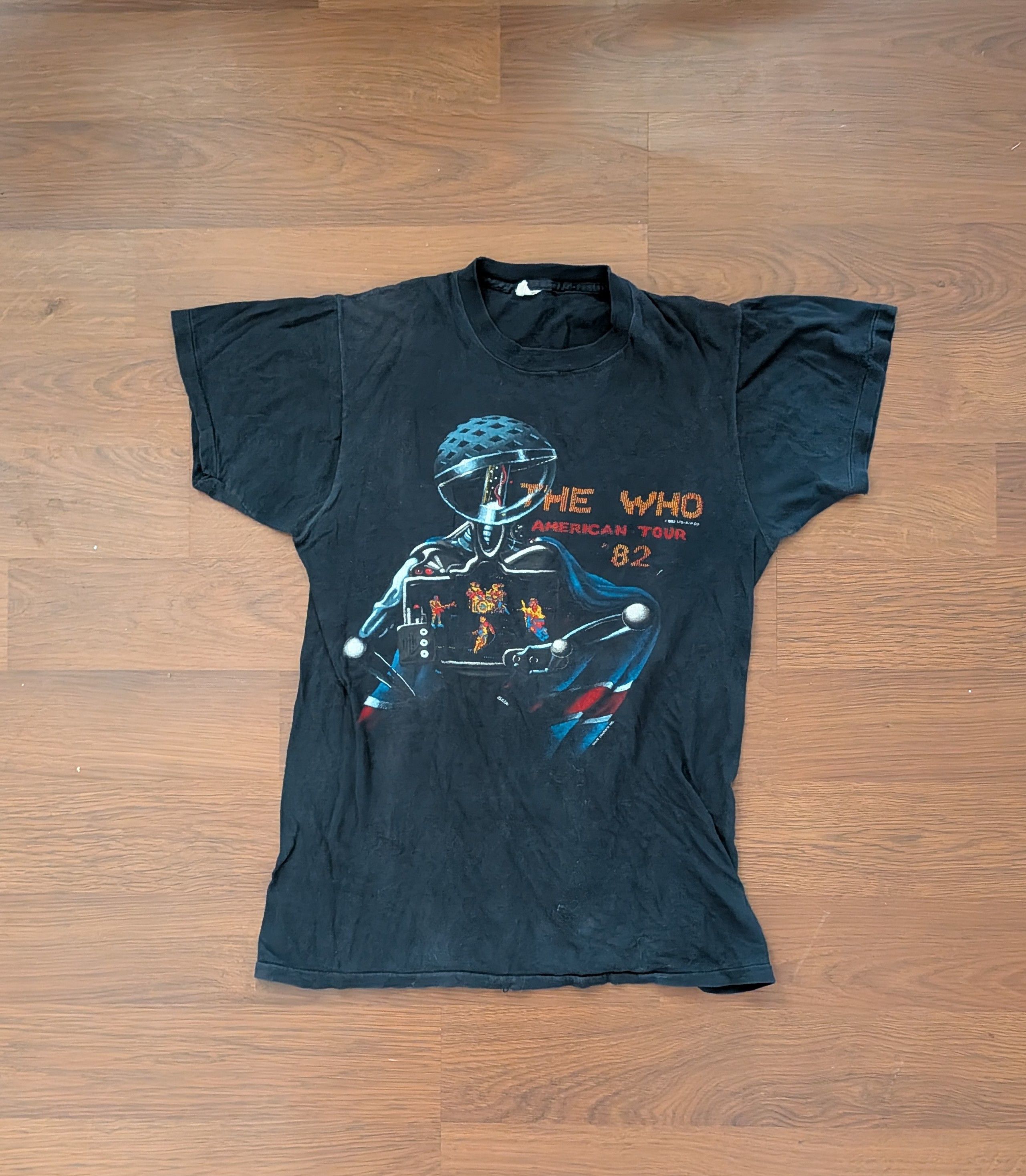 Other The Who 1982 American Tour Tee Vintage Screen Stars Size US L / EU 52-54 / 3 - 1 Thumbnail
