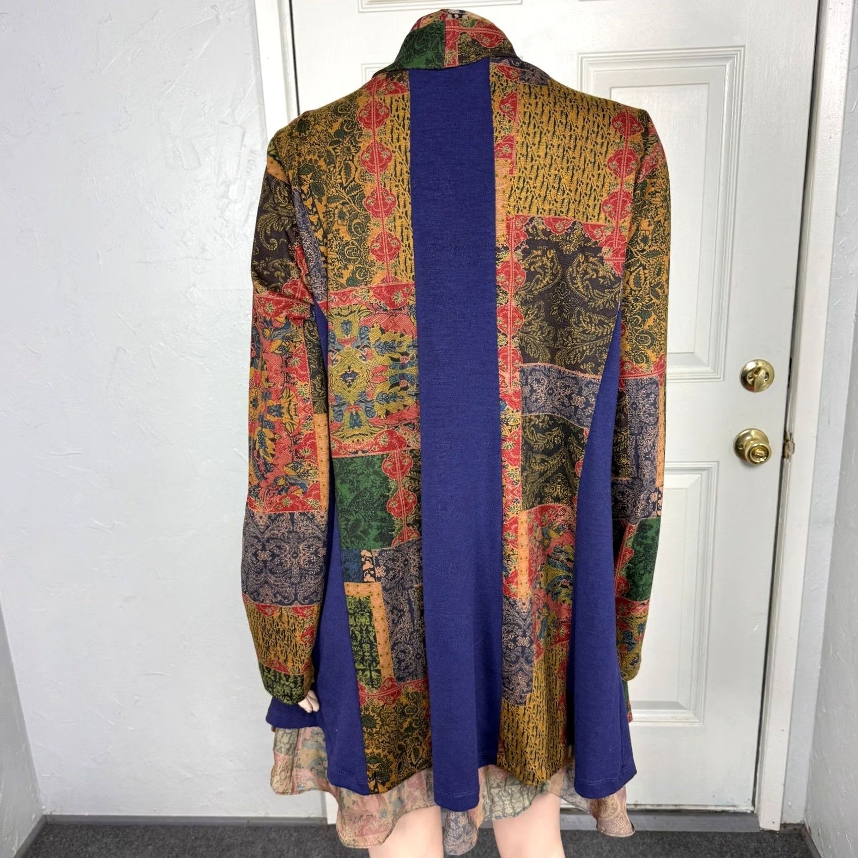 Soft Surroundings Soft Surroundings Shirt Women's Large Floral Bohemian Boho Kimono Open Front Z22 Size L / US 10 / IT 46 - 4 Thumbnail