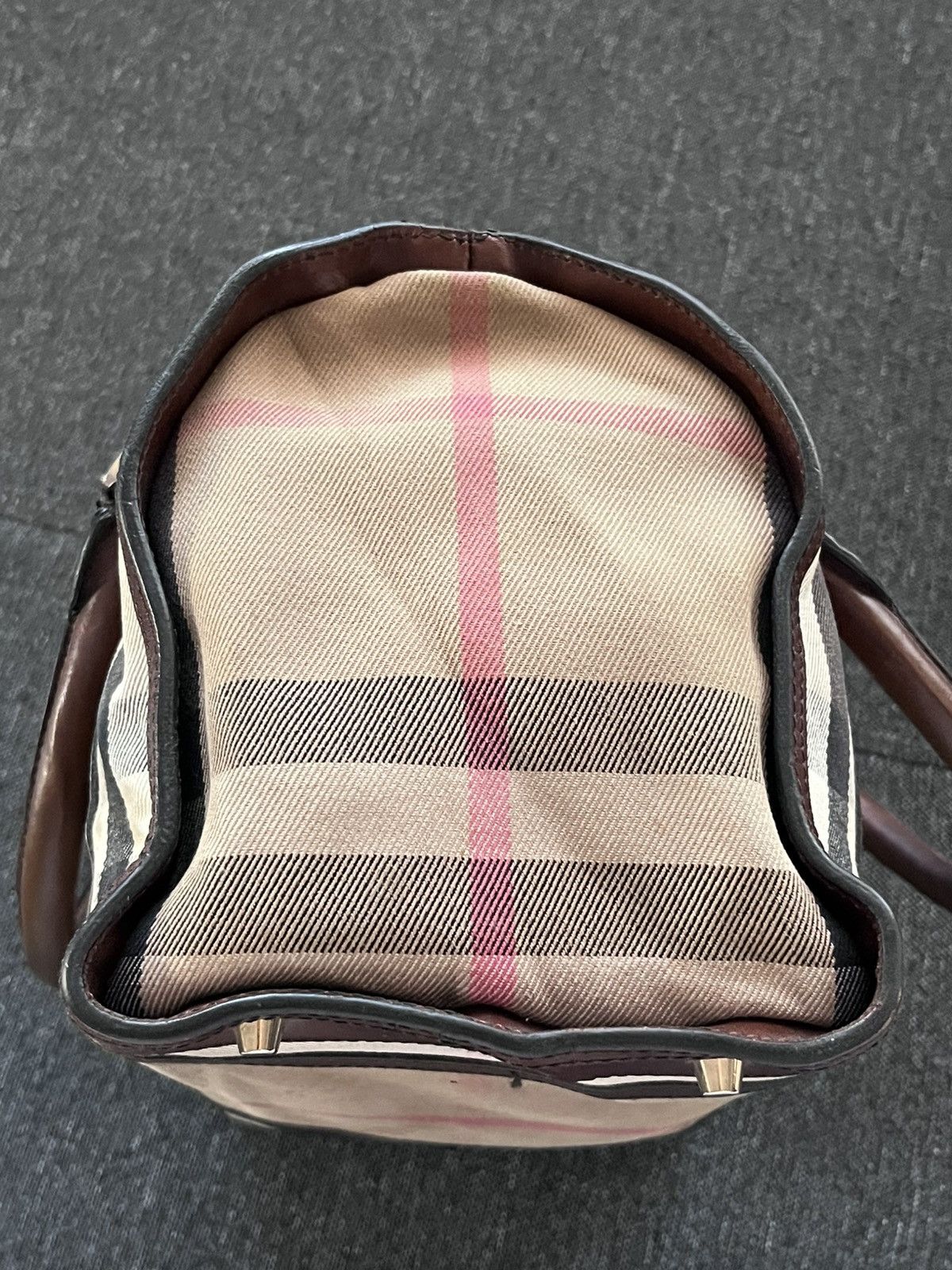 Burberry Vintage luxury Burberry bowling handl bag Size ONE SIZE - 7 Thumbnail