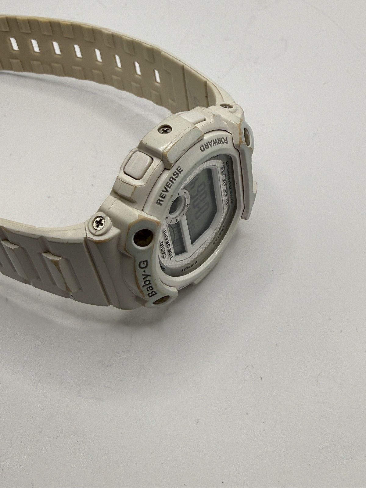 G Shock Vintage Casio Baby-G Tide Graph Y2K Digital Watch / Cream Size ONE SIZE - 10 Thumbnail
