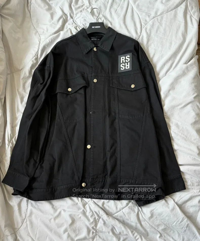 Raf Simons Raf Simons AW21 back slogan leather badge silhouette denim Size US S / EU 44-46 / 1 - 2 Thumbnail