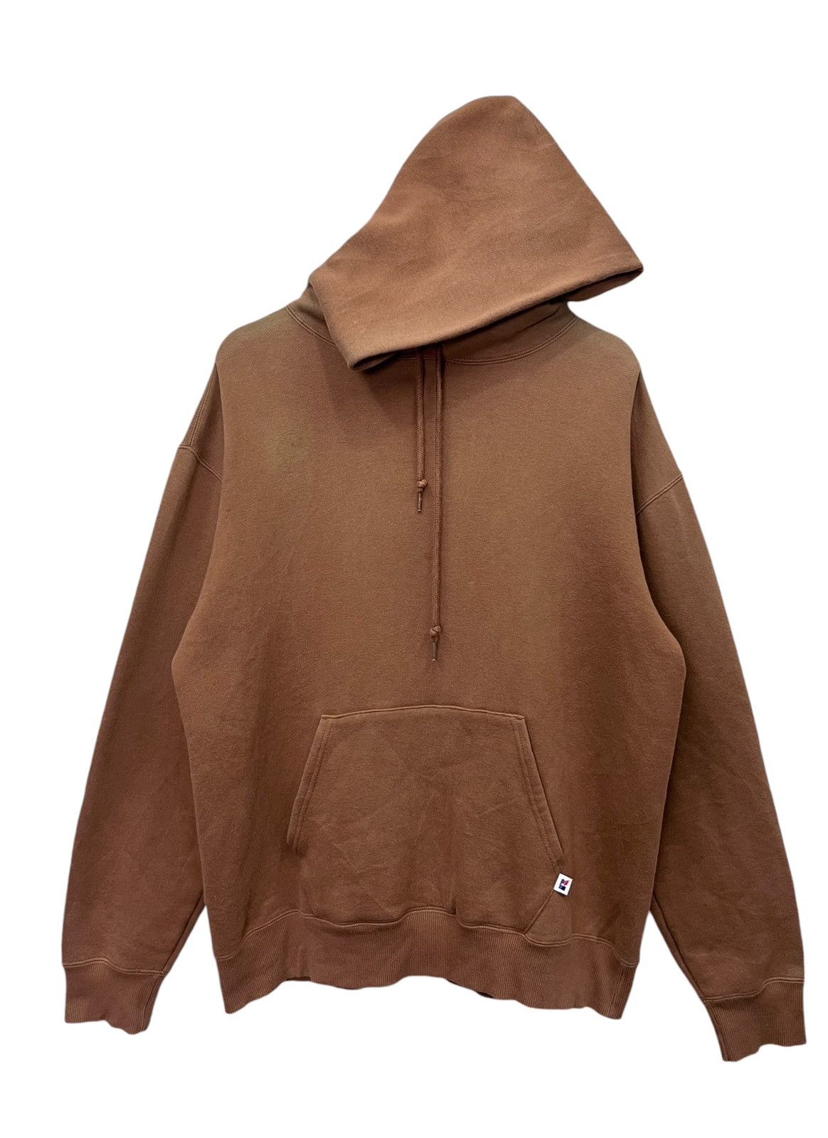 Russell Athletic 🐉RUSSELL Sun Faded Brown YINGYANG DRAGON Embroidered Hoodie Size US L / EU 52-54 / 3 - 7 Thumbnail
