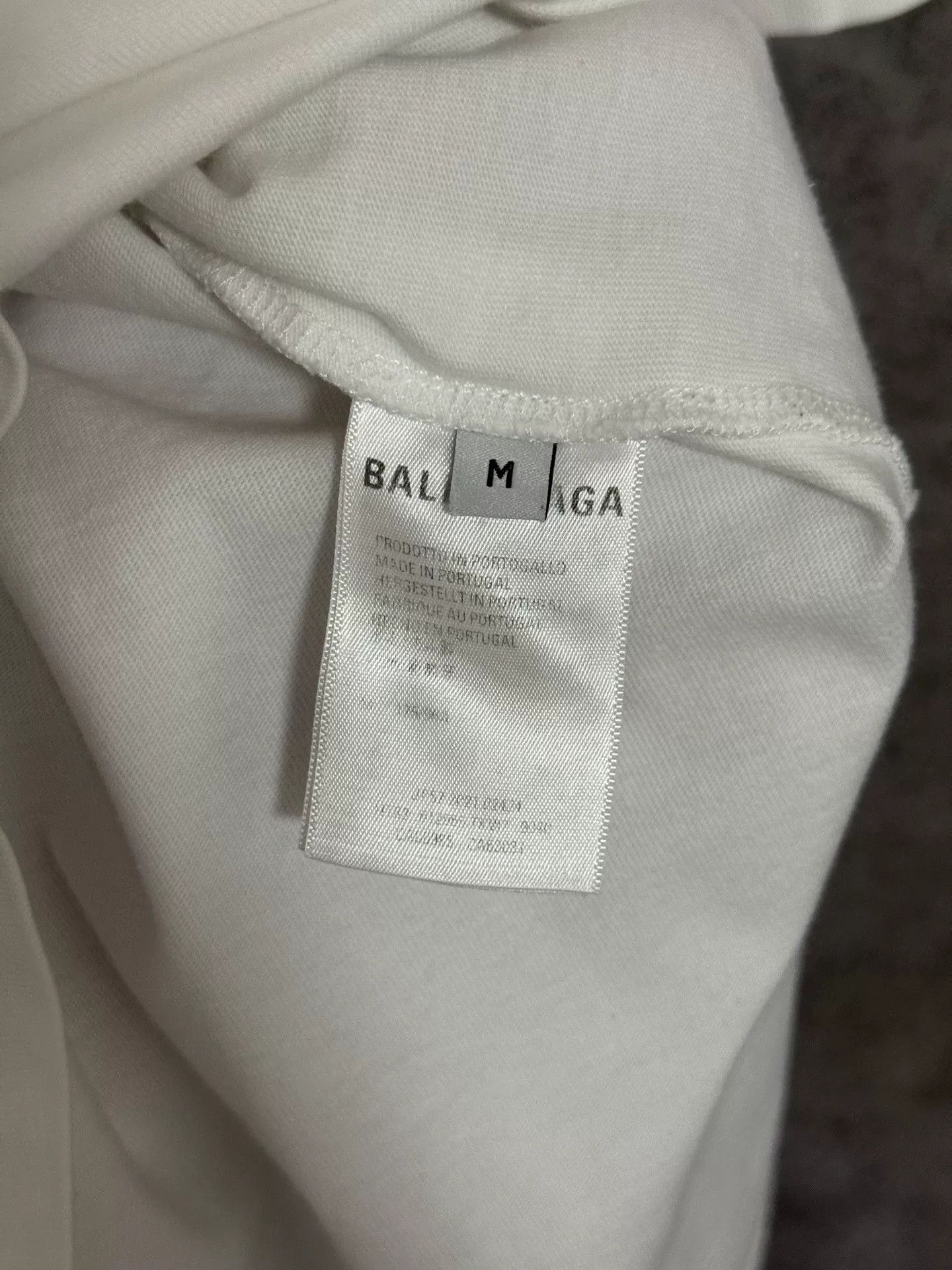 Balenciaga Balenciaga White Mosaic Short-Sleeve Size US M / EU 48-50 / 2 - 4 Thumbnail
