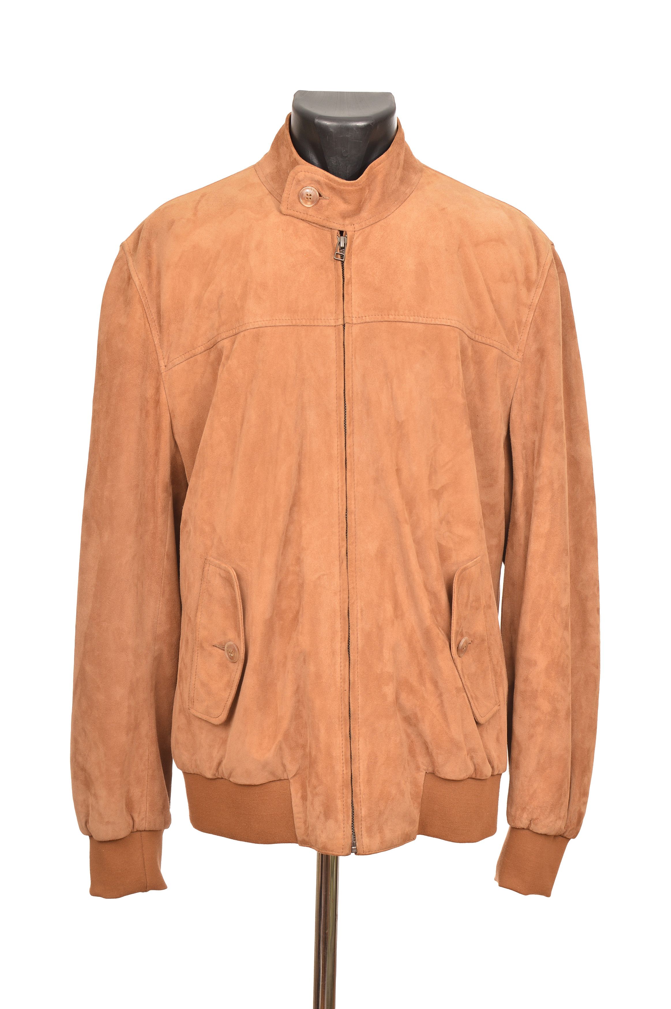 Leather DDP Les Tanneurs Marrakech Suede Leather Full-Zip Jacket Size US L / EU 52-54 / 3 - 1 Thumbnail