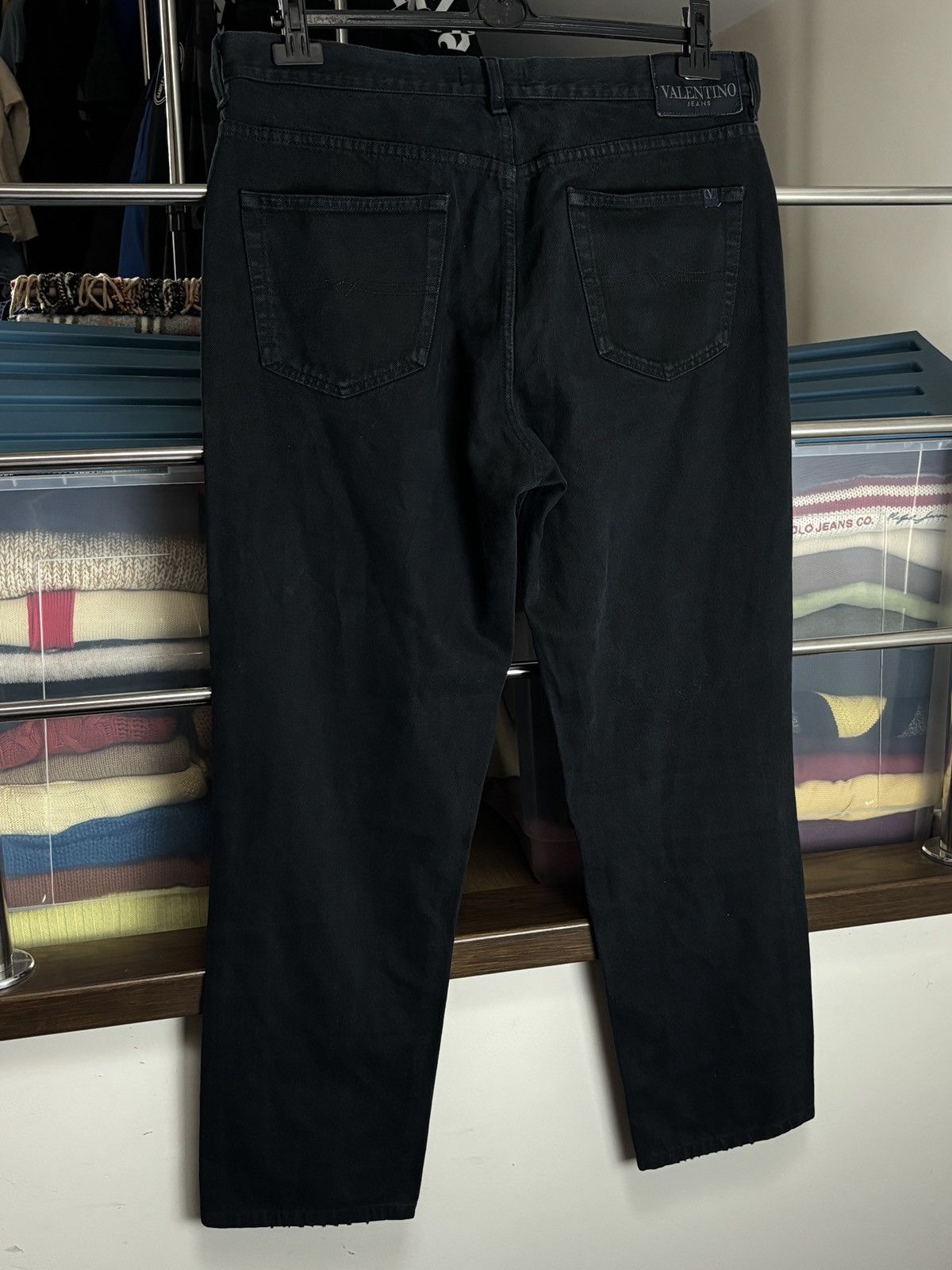 Valentino Valentino Jeans Straight Black Vintage Pants Size US 38 / EU 54 - 5 Thumbnail