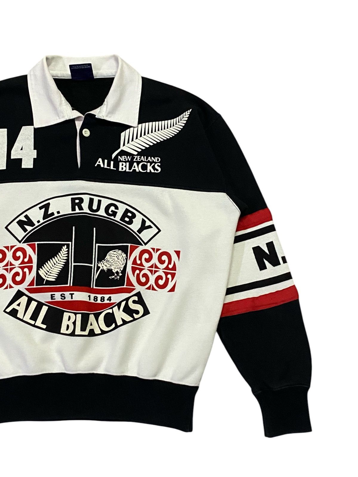 Canterbury of New Zealand Vintage Canterbury Of New Zealand “NZ RUGBY” Polo Sweatshirt Size US M / EU 48-50 / 2 - 9 Thumbnail