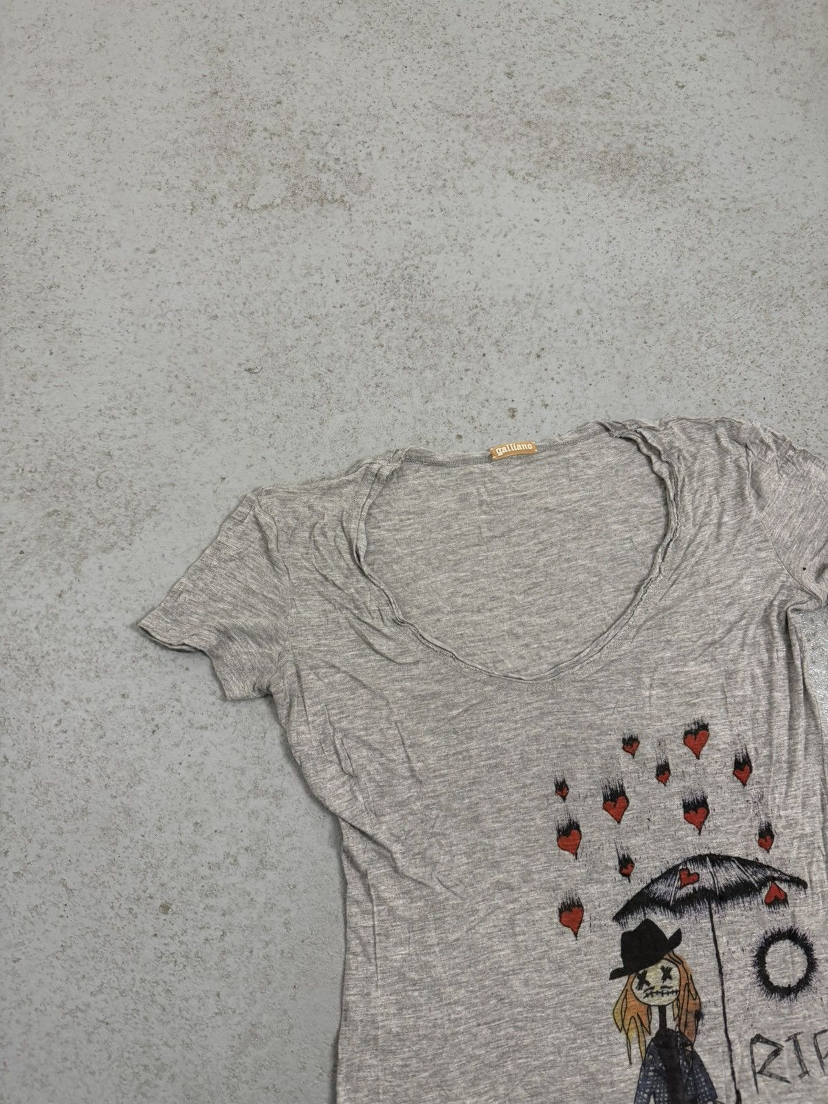 John Galliano Vintage John Galliano Rip It Light Tee Size S / US 4 / IT 40 - 3 Thumbnail