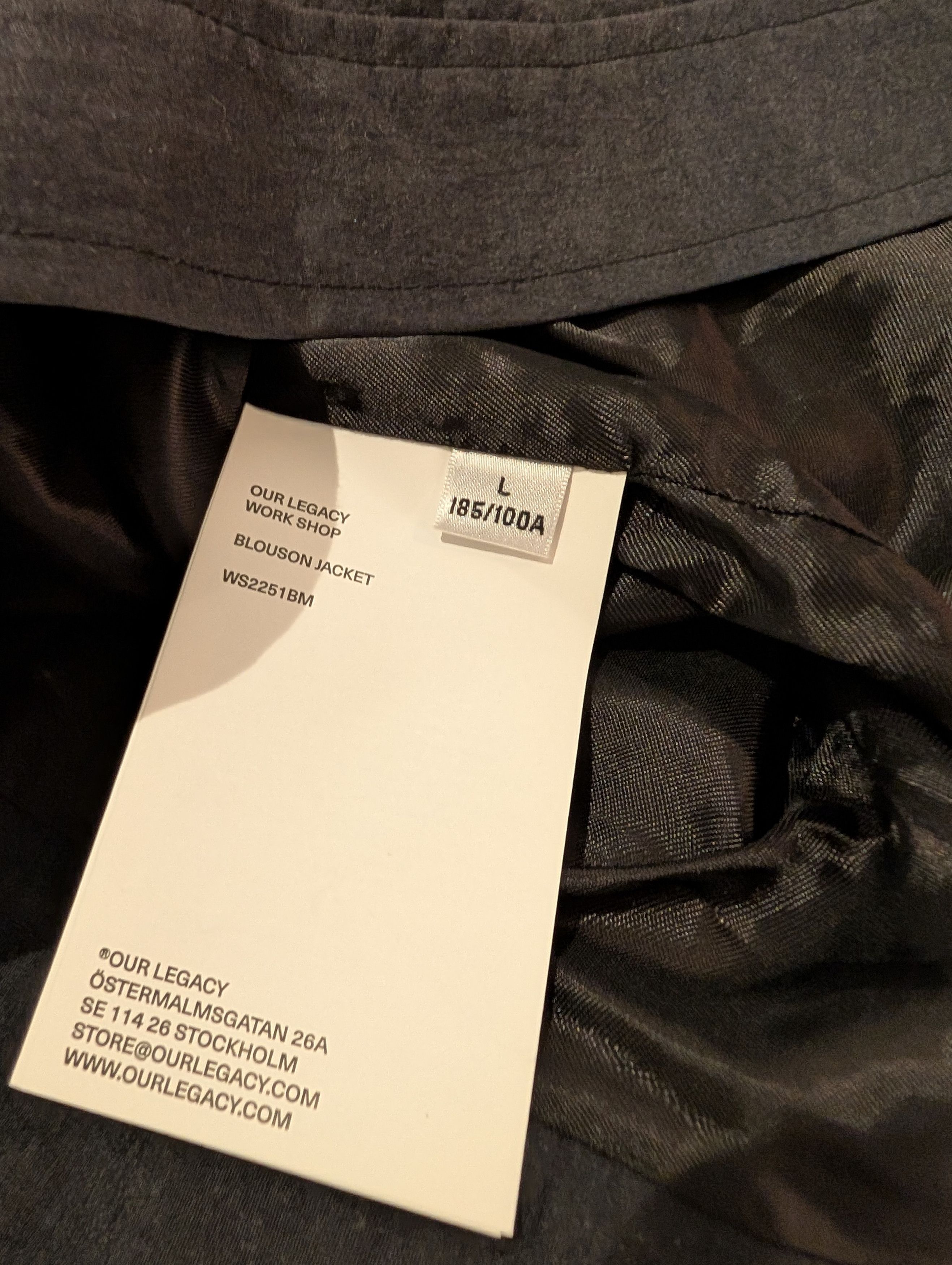 Our Legacy × Stussy Blouson Jacket (Midnight Taffeta Nylon) Size US L / EU 52-54 / 3 - 6 Thumbnail