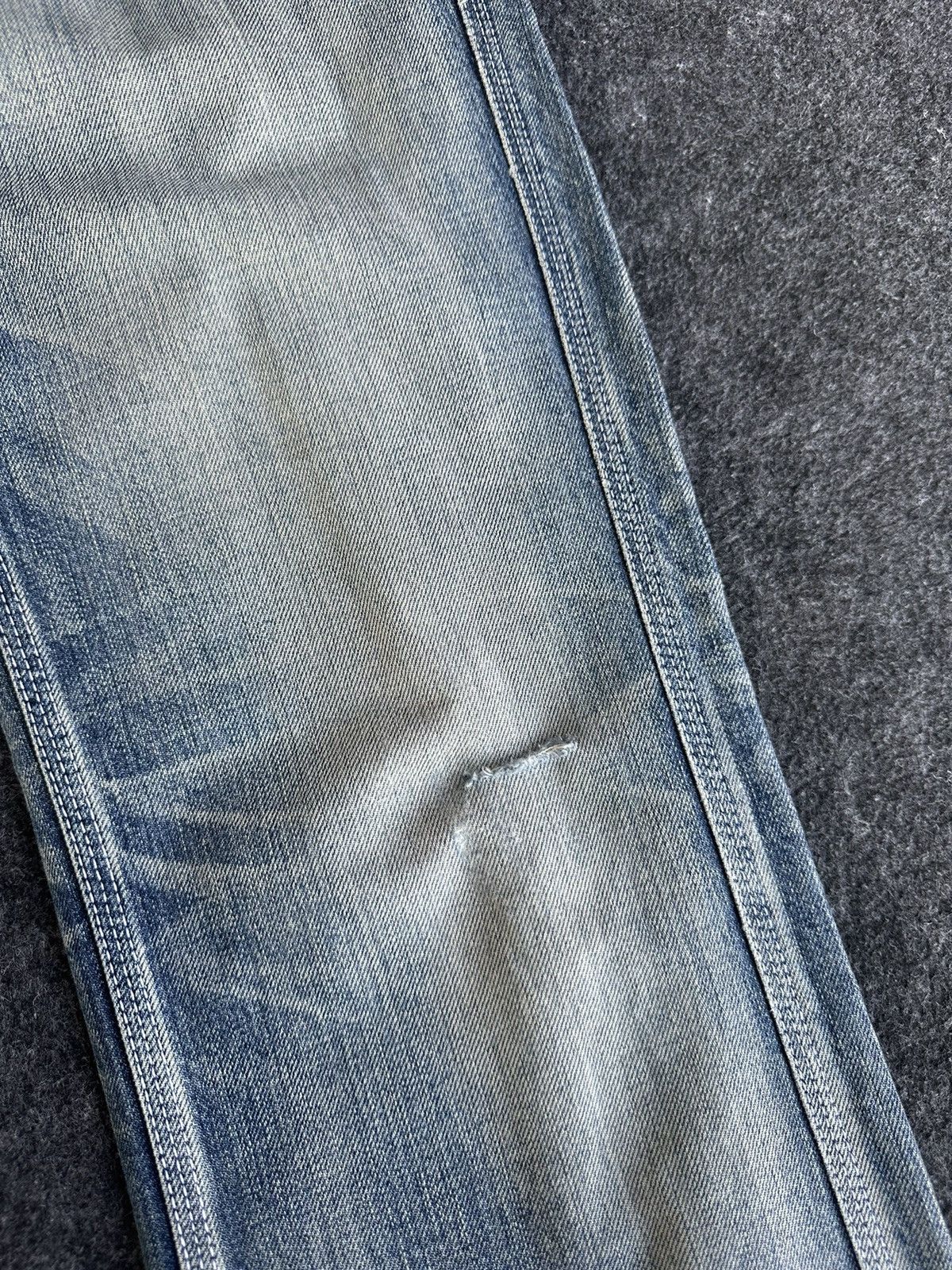 Beauty Beast Vintage Blue Way Nice Faded Washed Denim D269 Size US 32 / EU 48 - 10 Thumbnail
