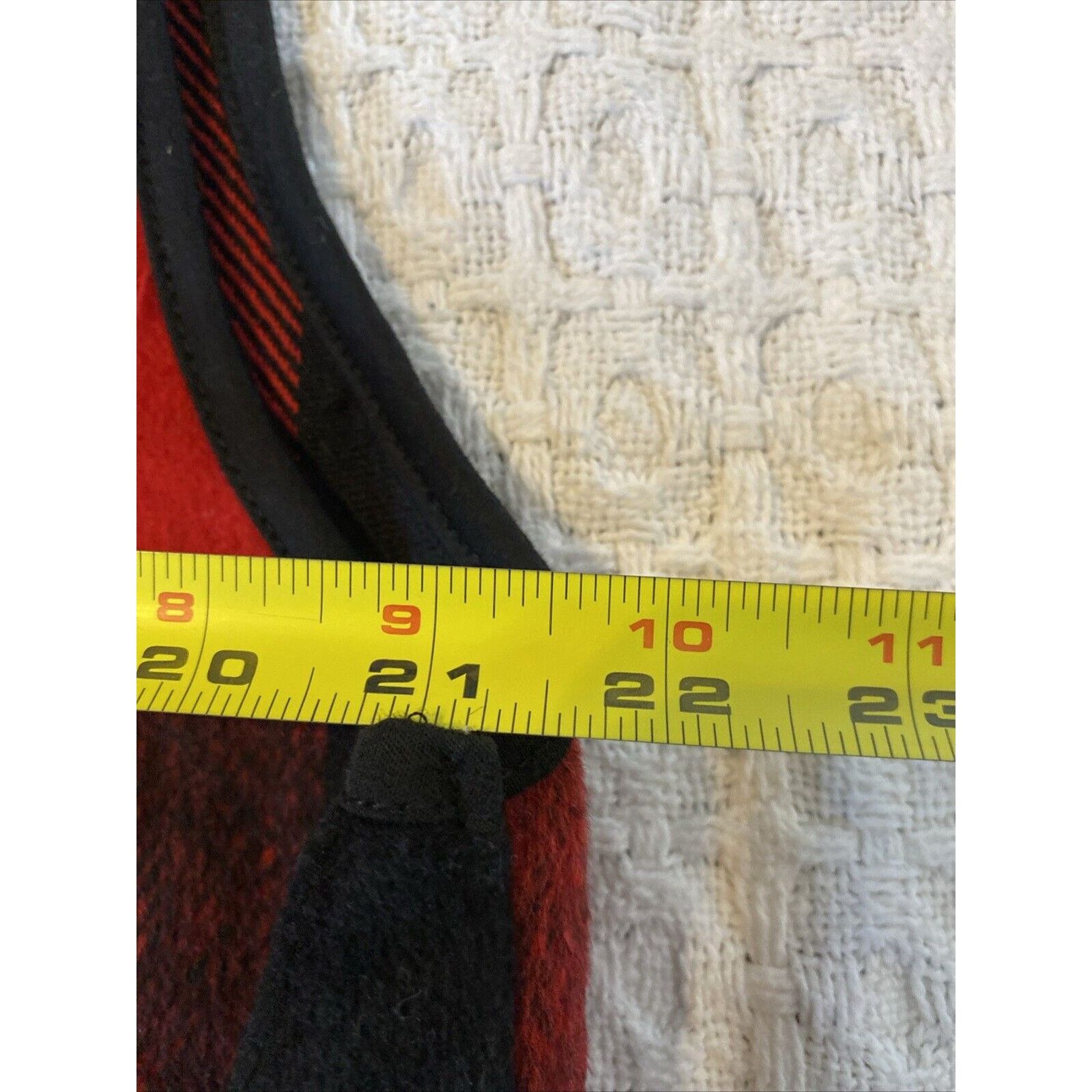(di)vision Yacun Women Red Buffalo Plaid Sleeveless Cardigan Vest 2XL Size XXL / US 16-18 / IT 52-54 - 5 Thumbnail