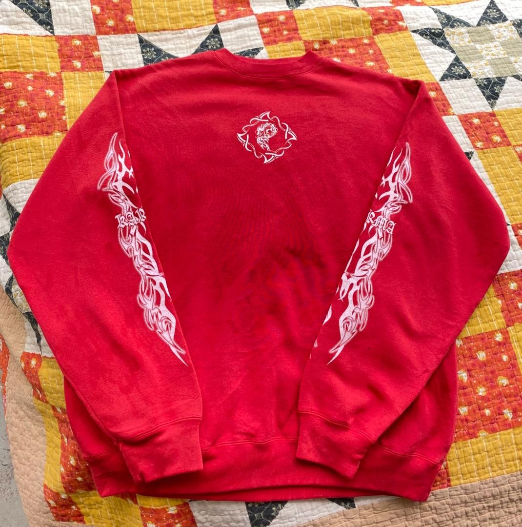 Vintage Vintage 90s Karma Sweatshirt Size US L / EU 52-54 / 3 - 2 Thumbnail