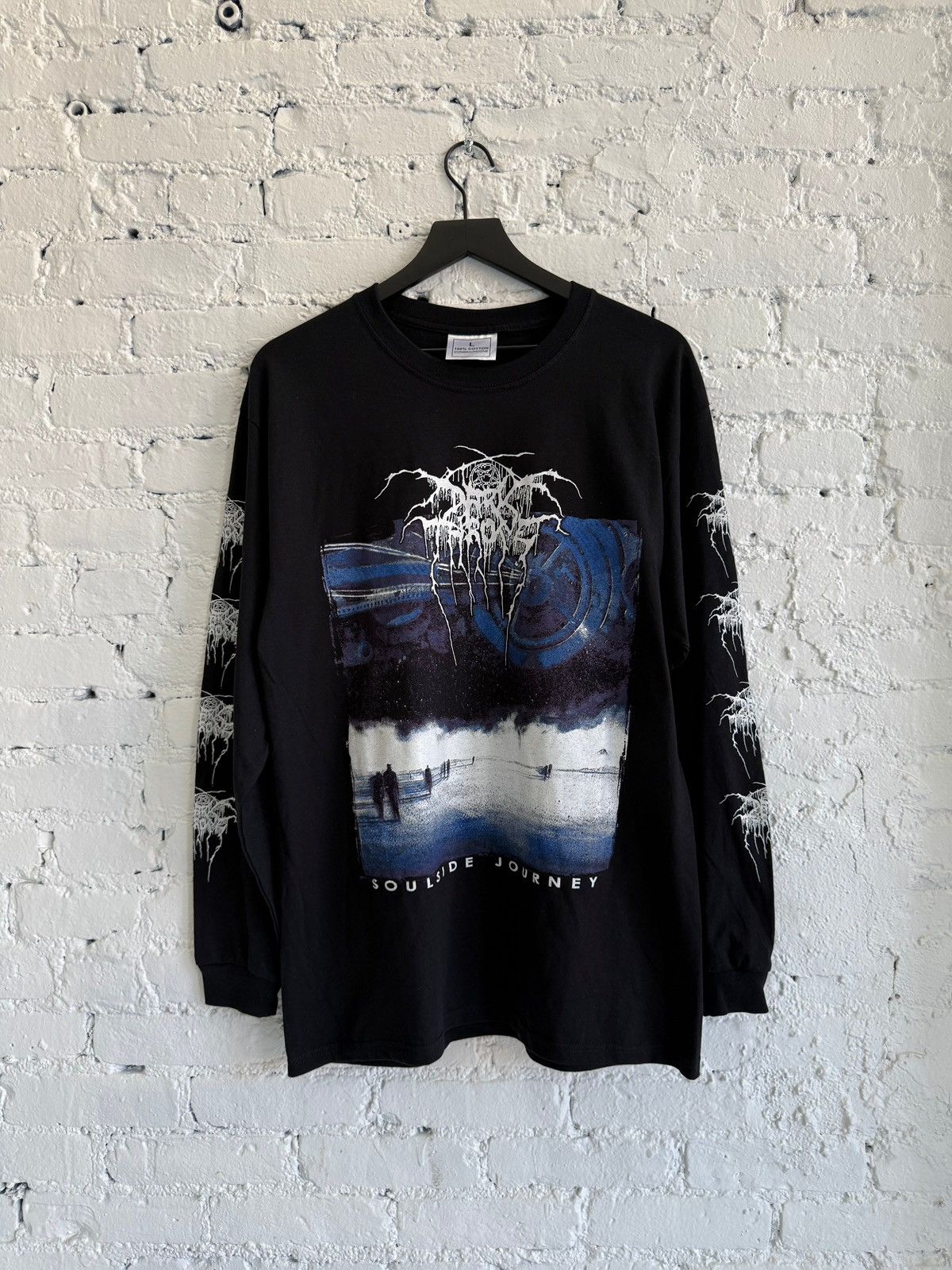 Vintage 2001 DARK THRONE ‘SOULSIDE JOURNEY’ L/S TEE Size US L / EU 52-54 / 3 - 1 Thumbnail