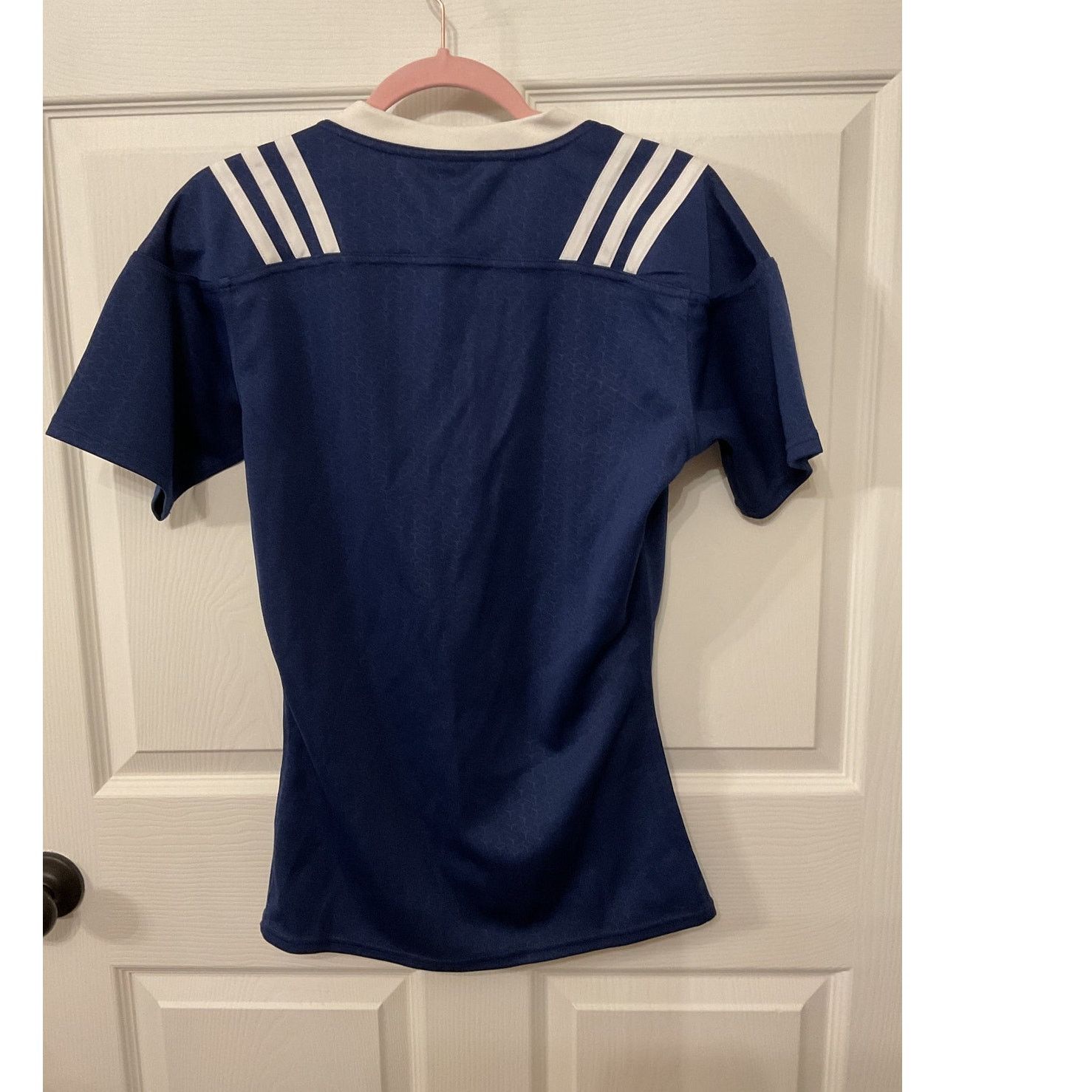 Adidas NWT adidas Mens Climalite 3 Stripes Fitted Rugby Jersey,M Size US M / EU 48-50 / 2 - 6 Thumbnail