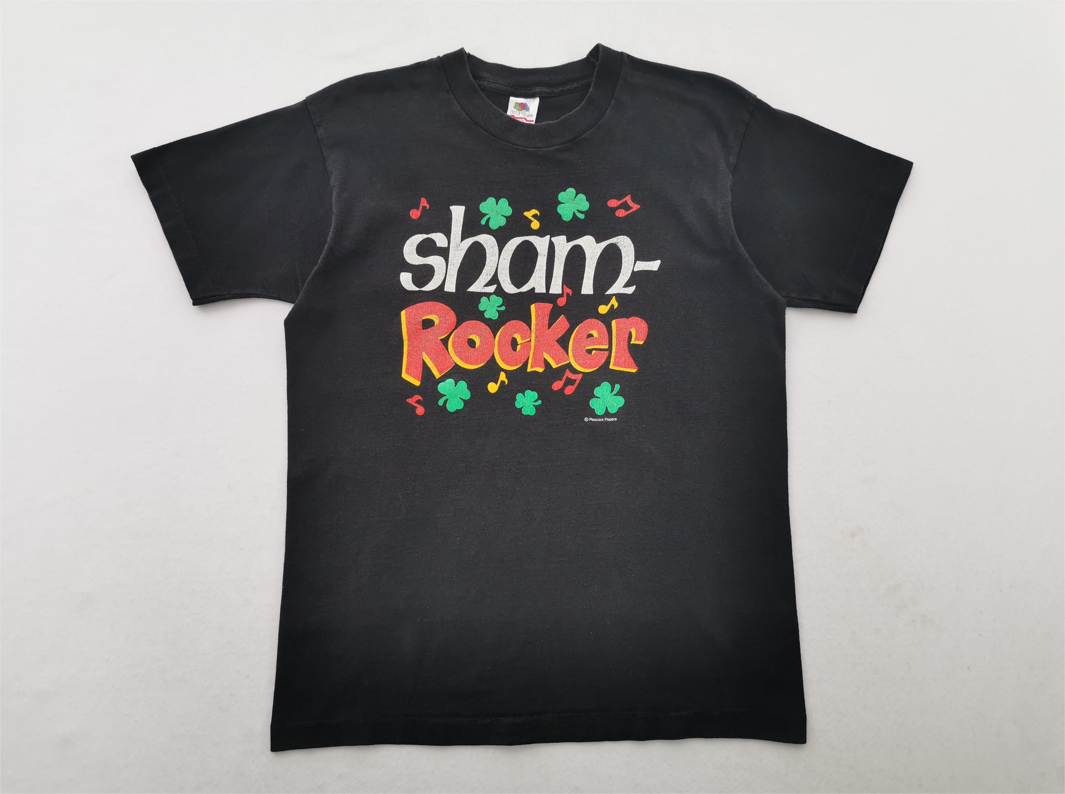 Band Tees Vintage 90s Sham Rocker Band Tee T Shirt Made In USA Size M Size US M / EU 48-50 / 2 - 3 Thumbnail