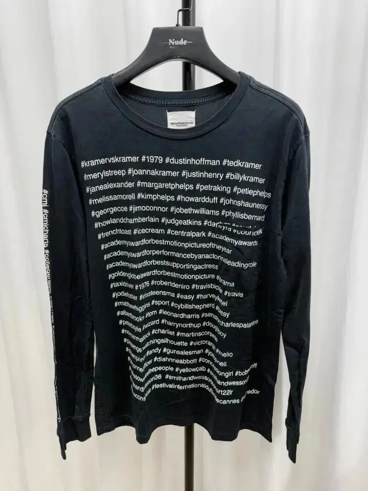 Takahiromiyashita The Soloist. Sz 50 Takahiromiyashita the Soloist Lyrics L/S Tee-2505 Size US M / EU 48-50 / 2 - 1 Thumbnail
