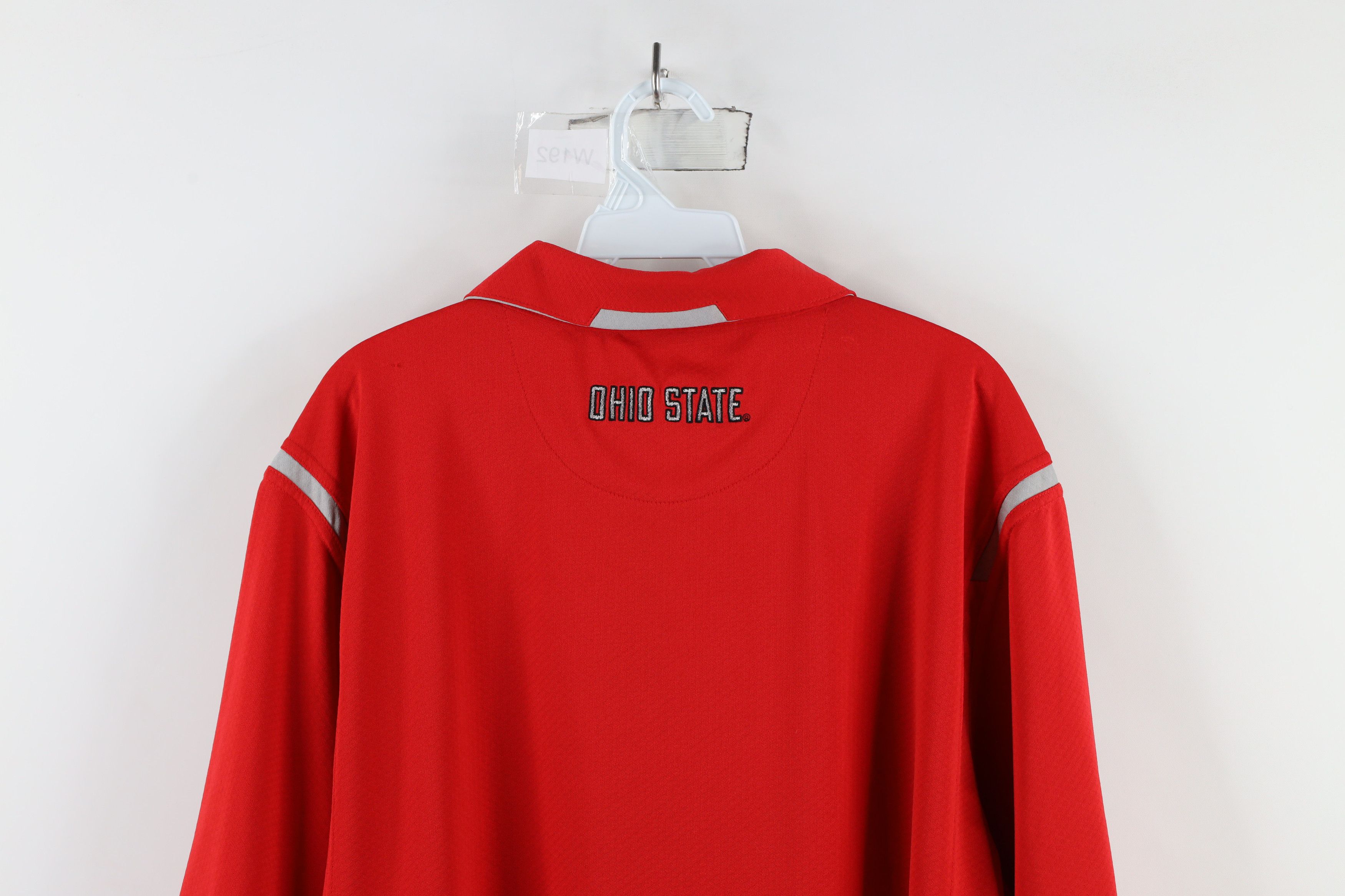 Nike × Vintage Vintage Nike Mini Swoosh Ohio State University Polo Shirt Size US XL / EU 56 / 4 - 15 Thumbnail