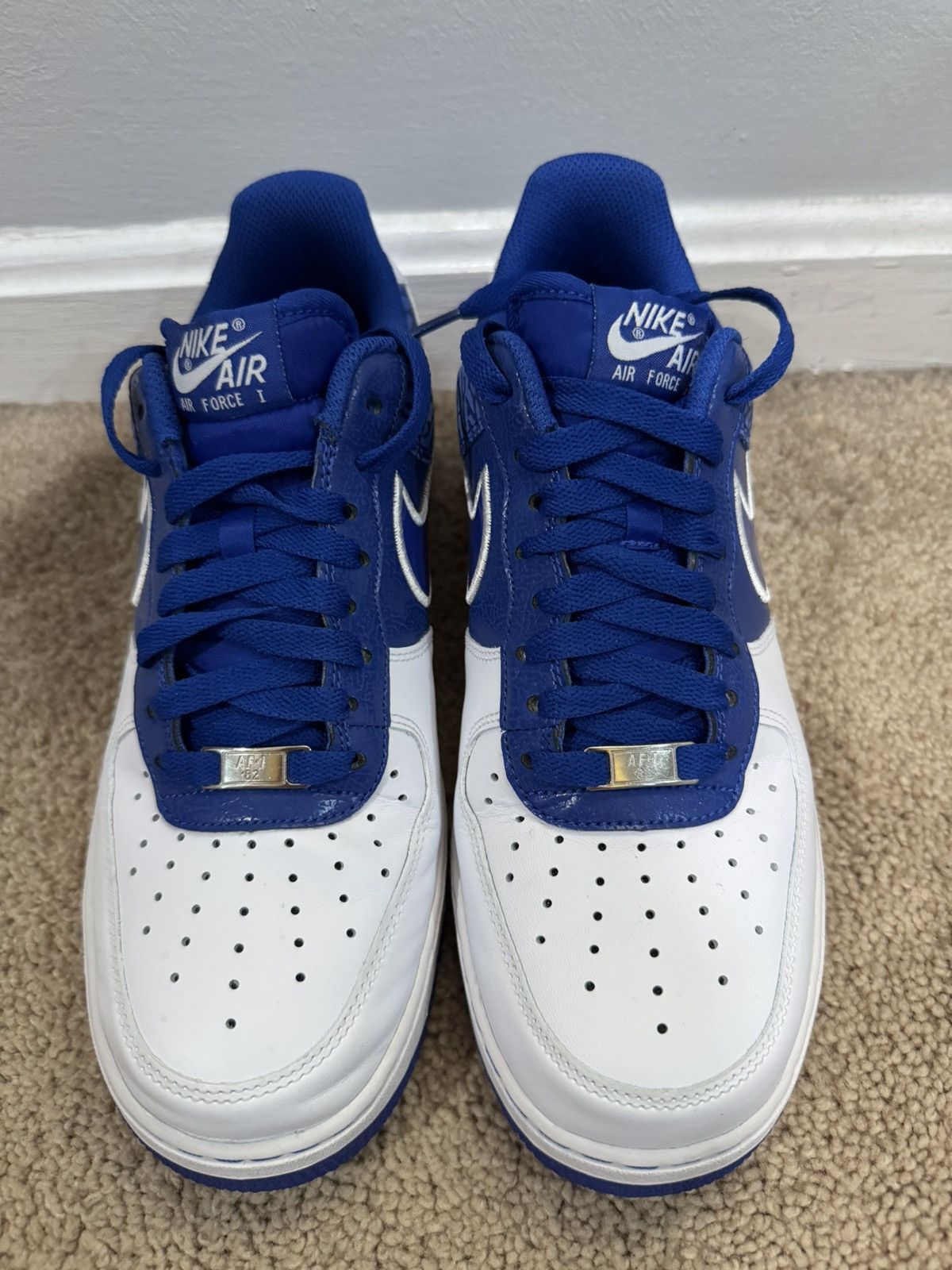 Nike Nike Air Force 1 Hyper Blue Elephant 2013 Size US 9.5 / EU 42-43 - 6 Thumbnail
