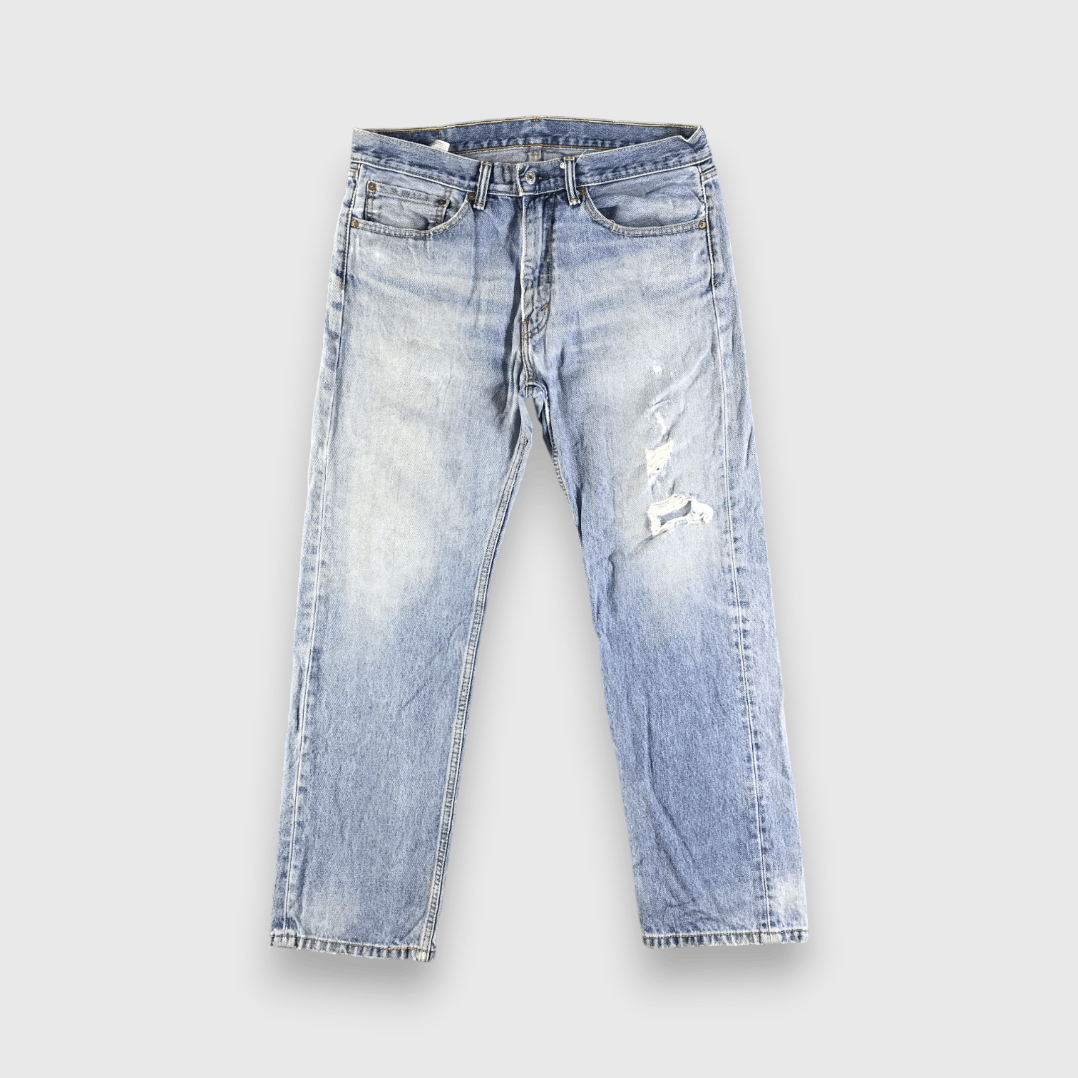 Levi's Vintage Light Wash Levis 505 Jeans-J3273 Size US 35 - 1 Thumbnail