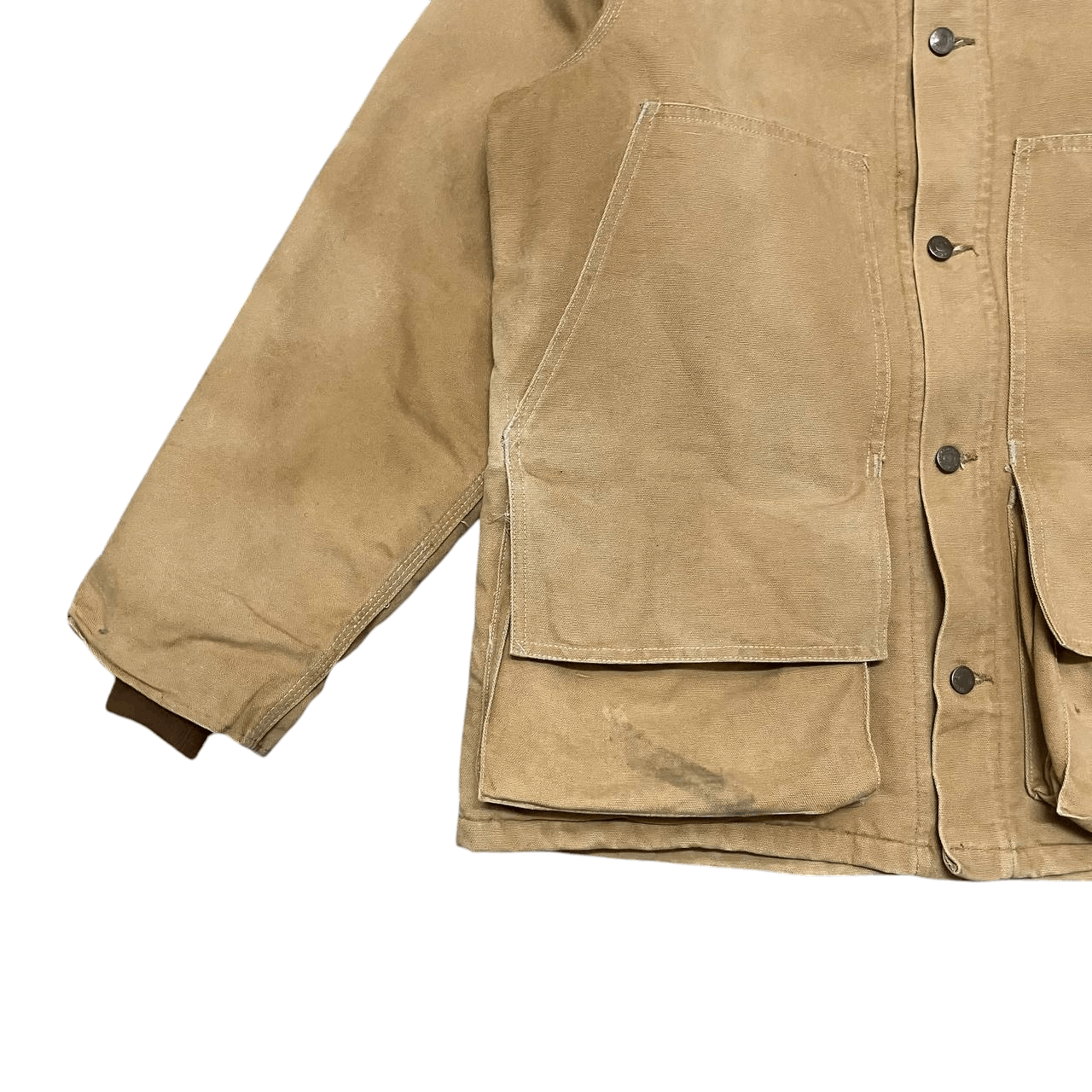 Carhartt Vintage 80's Carhartt Hunting Chore Duck Canvas Jacket Size US L / EU 52-54 / 3 - 3 Thumbnail