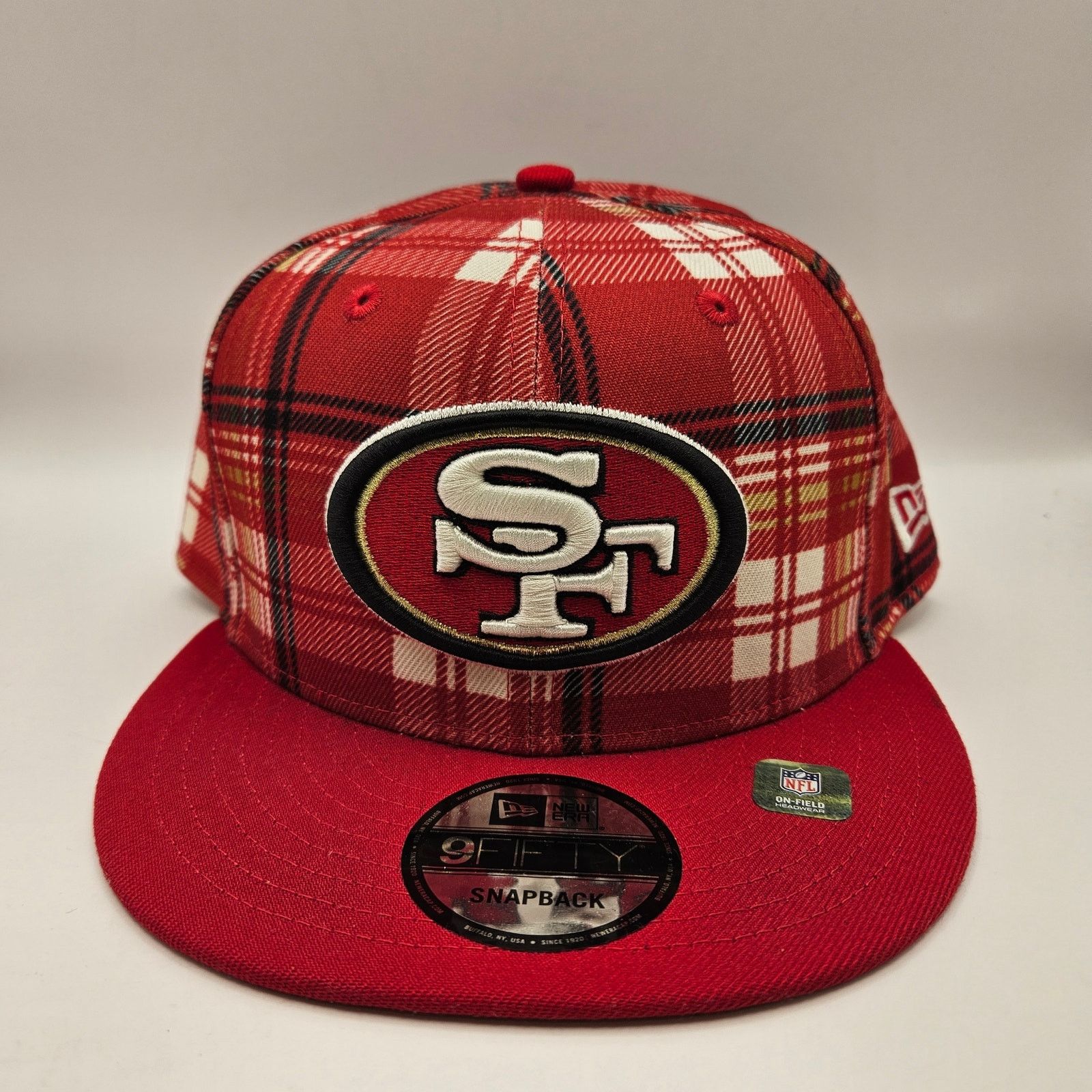 New Era NEW ERA X SAN FRANCISCO 49ERS NFL PLAID RED SNAPBACK HAT NWT Size ONE SIZE - 1 Thumbnail