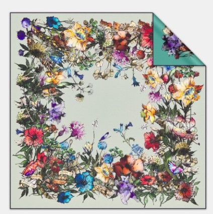Dior o1w1db11024 Size: OS / D-Millefiori Square Scarf Size ONE SIZE - 4 Thumbnail