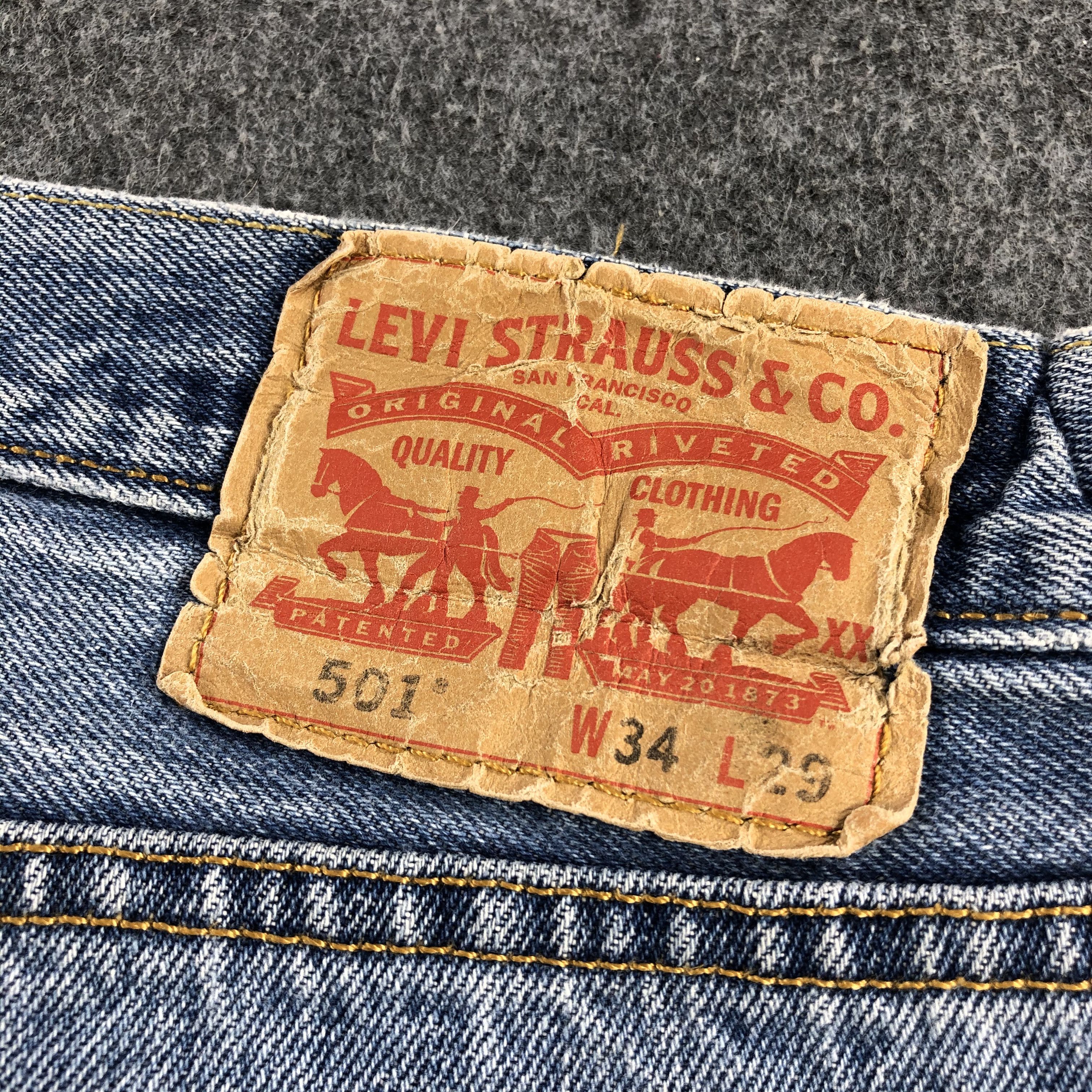 Levi's Vintage Light Wash Levis 501 Jeans-J2008 Size US 36 / EU 52 - 5 Thumbnail