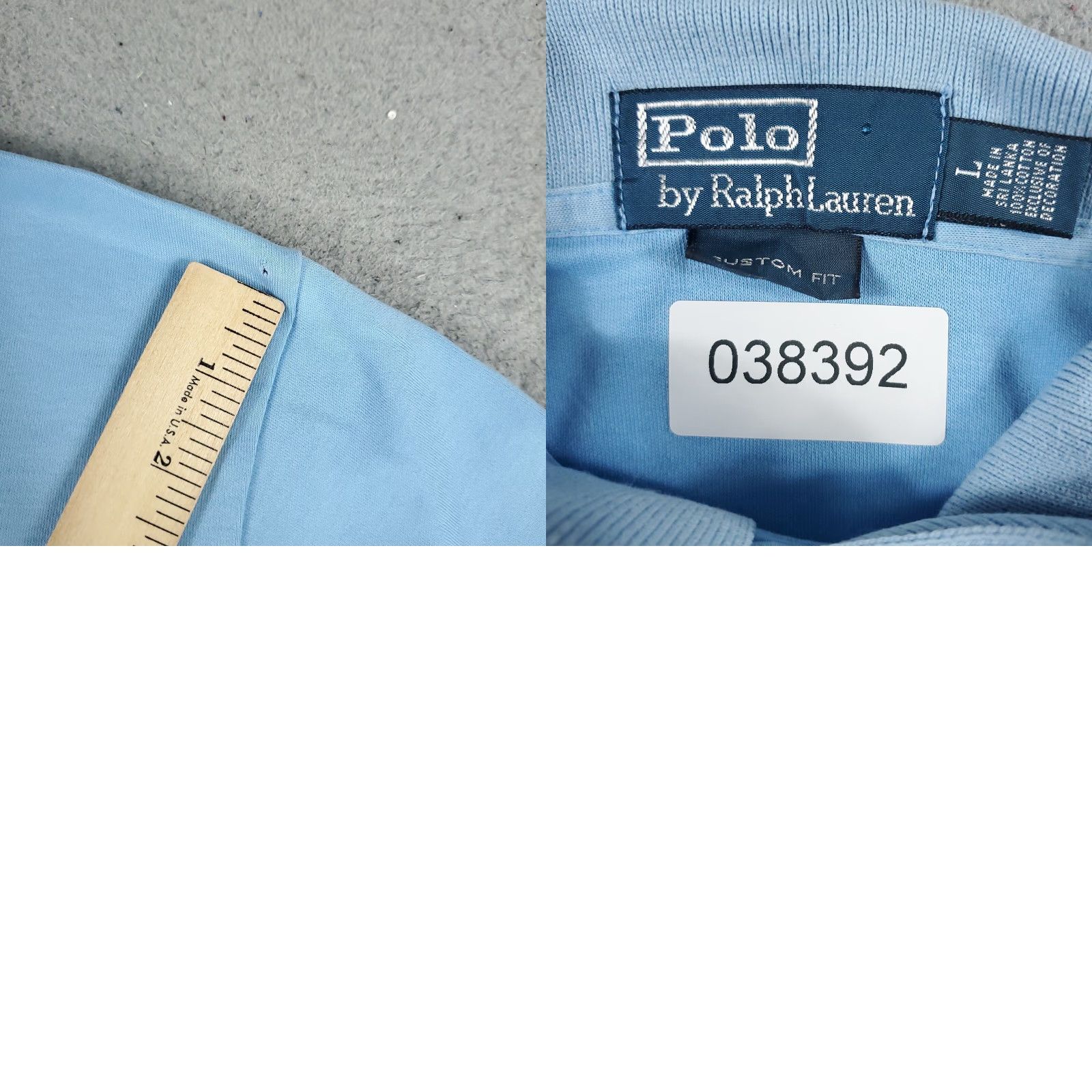 Ralph Lauren Ralph Lauren Polo Shirt Mens Large Blue Pony Casual Short Sleeve Shirt Size US L / EU 52-54 / 3 - 8 Thumbnail