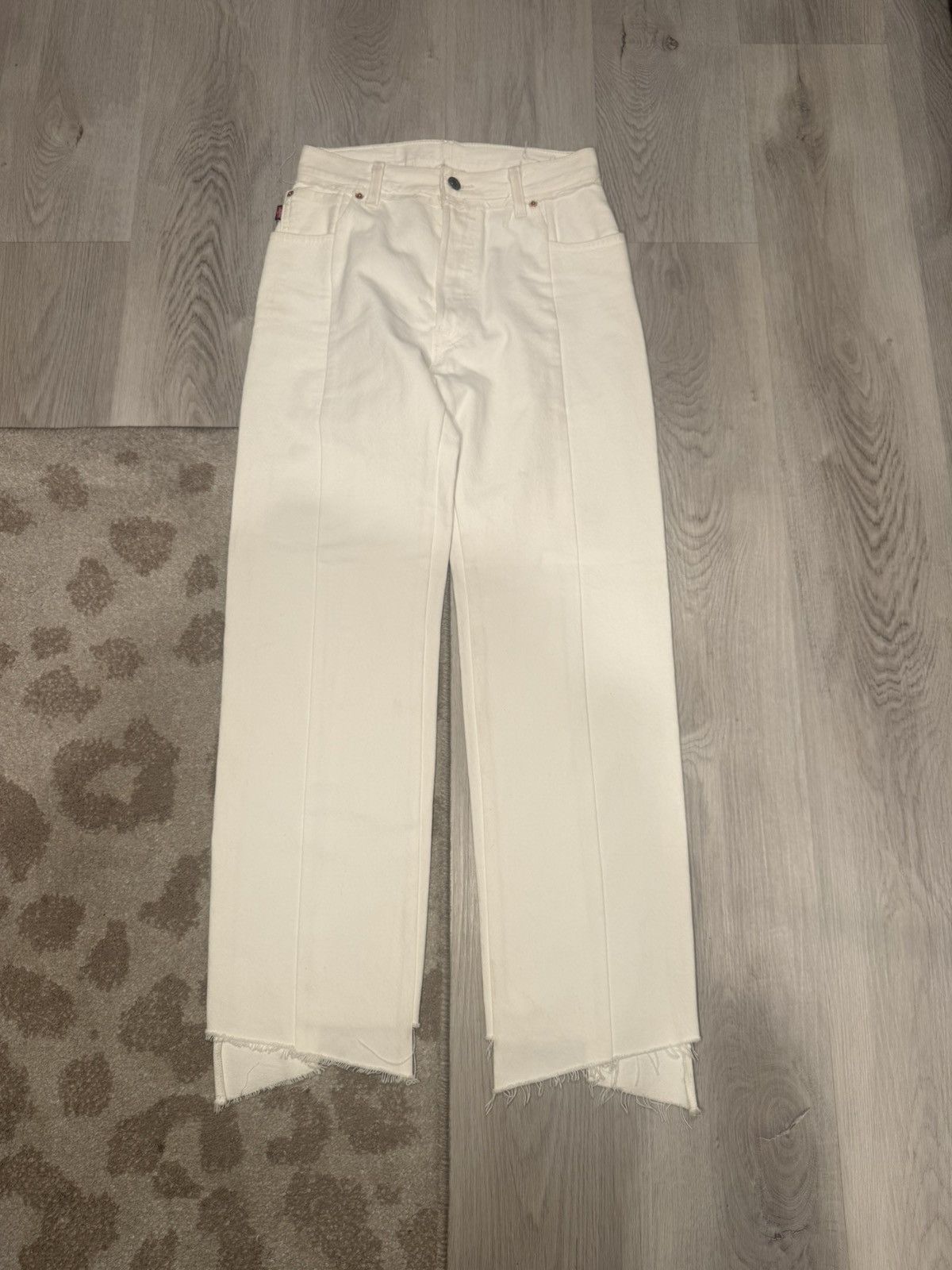 Levi's × Vetements s/s 2017 white reconstructed denim!! Size US 28 / EU 44 - 1 Thumbnail
