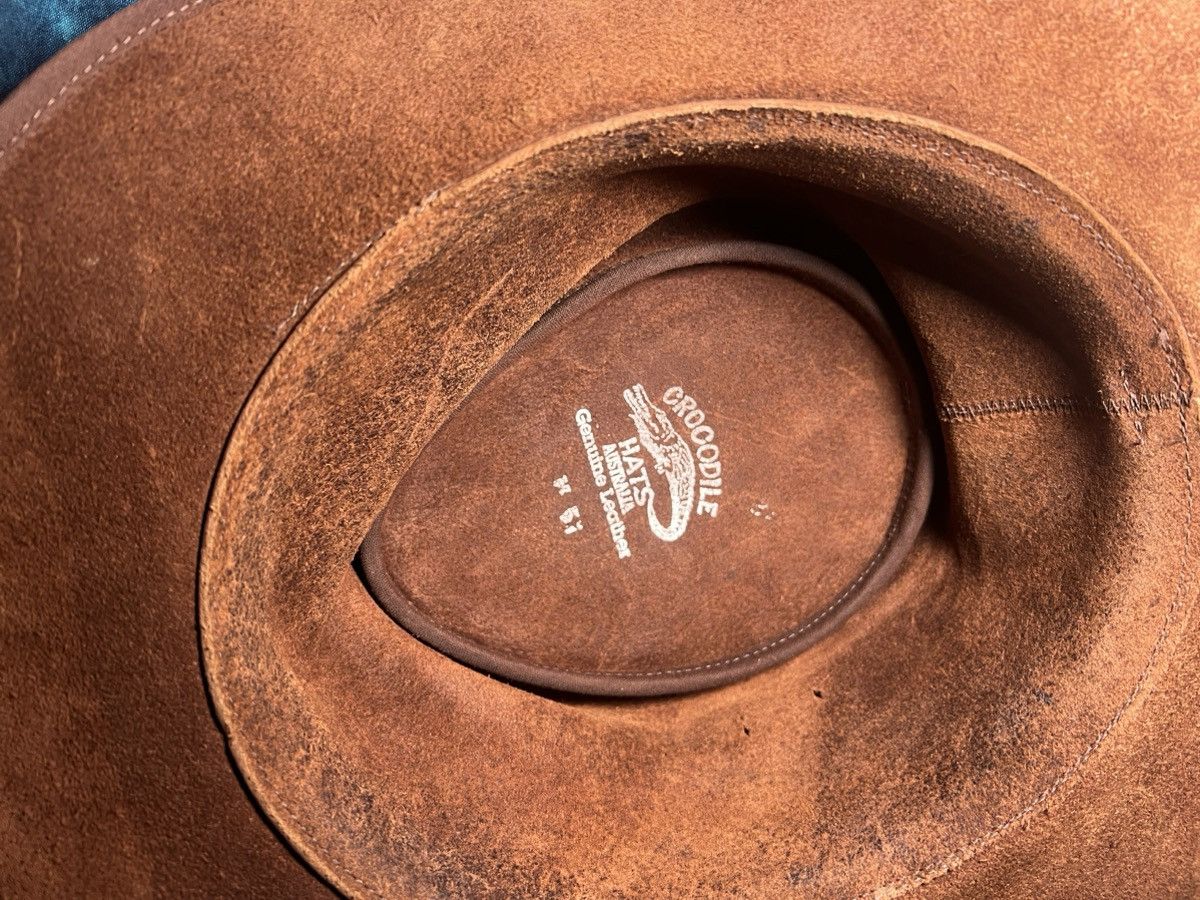 Cowboy Equipment LEATHER HAT CROCODILE COWBOY BAND Size ONE SIZE - 12 Thumbnail