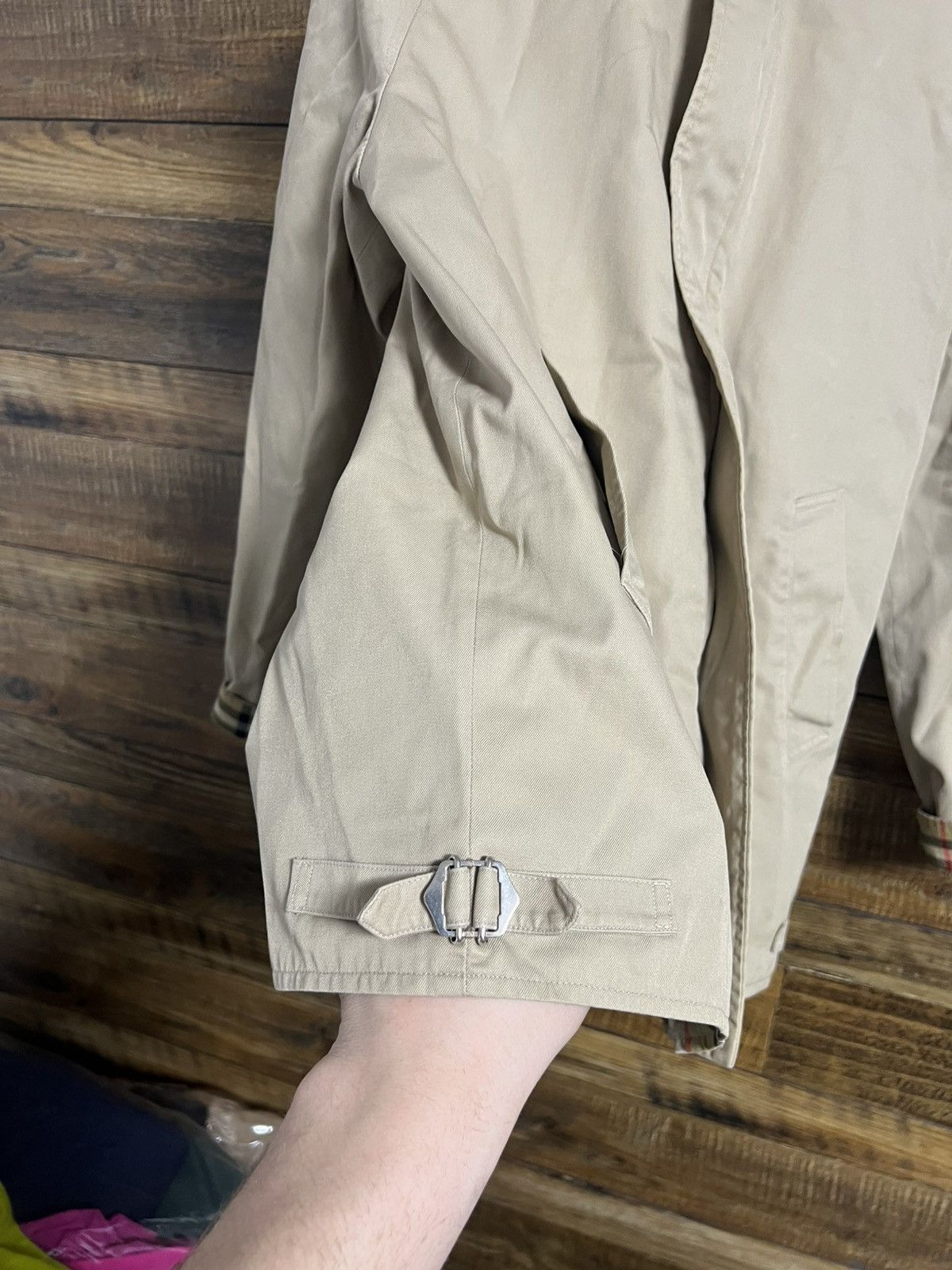 Burberry Vintage Burberrys England Men's Beige Nova Check Jacket Size US M / EU 48-50 / 2 - 5 Thumbnail
