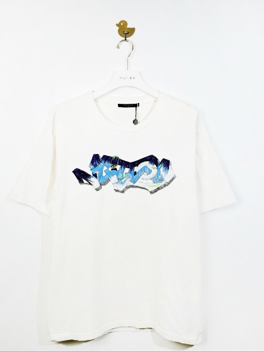 Louis Vuitton Louis Vuitton Graffiti Logo T-Shirt Size M Size US M / EU 48-50 / 2 - 1 Thumbnail