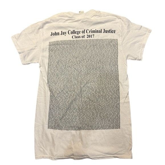 Gildan John Jay College/CUNY Gildan White Graphic T-Shirt Class of Size S / US 4 / IT 40 - 2 Thumbnail