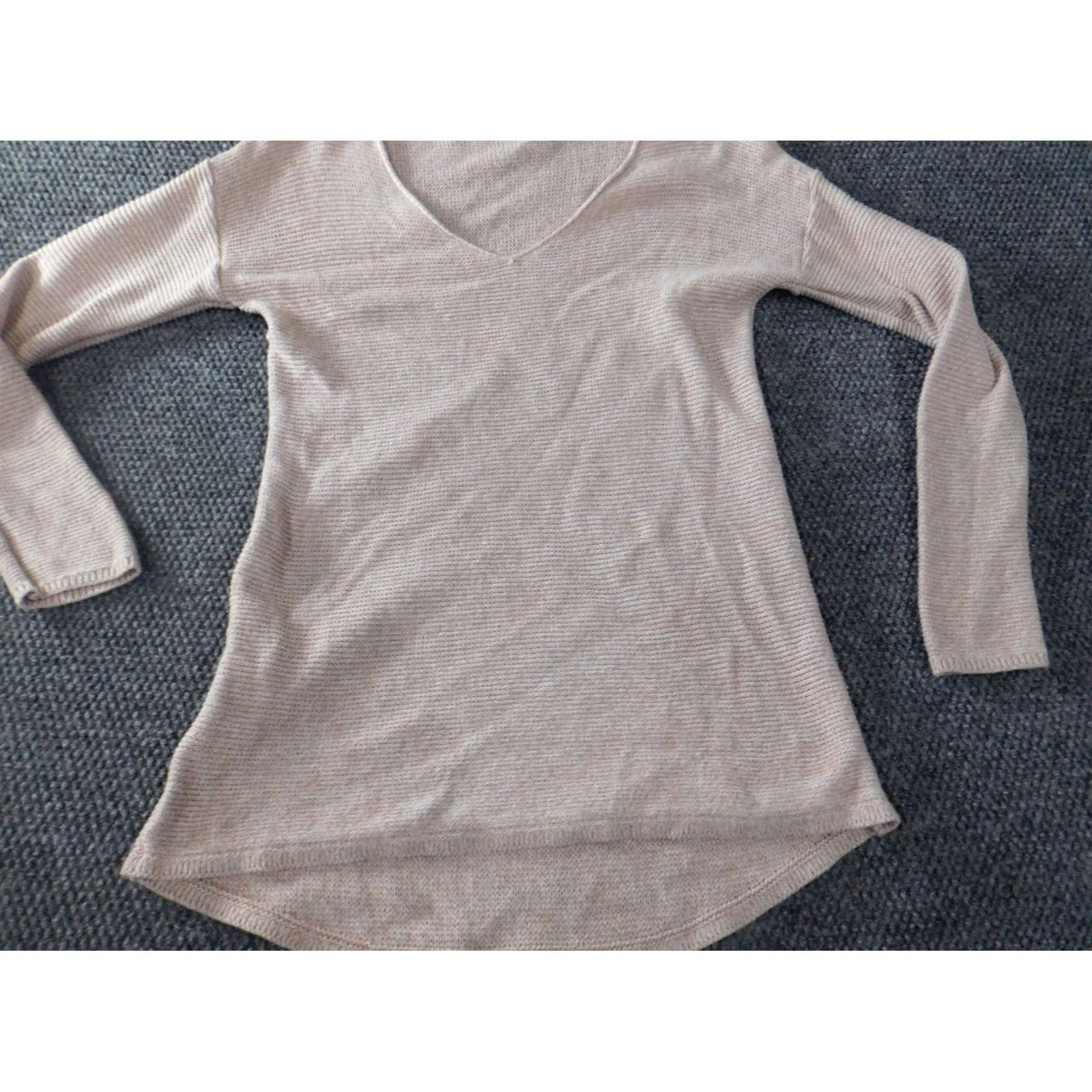 Old Navy Old Navy Womens Dress A-Line Sundress Short Pink V-Neck Pullover Knit Raglan Sleeve Regular M Girls? Size M / US 6-8 / IT 42-44 - 3 Thumbnail
