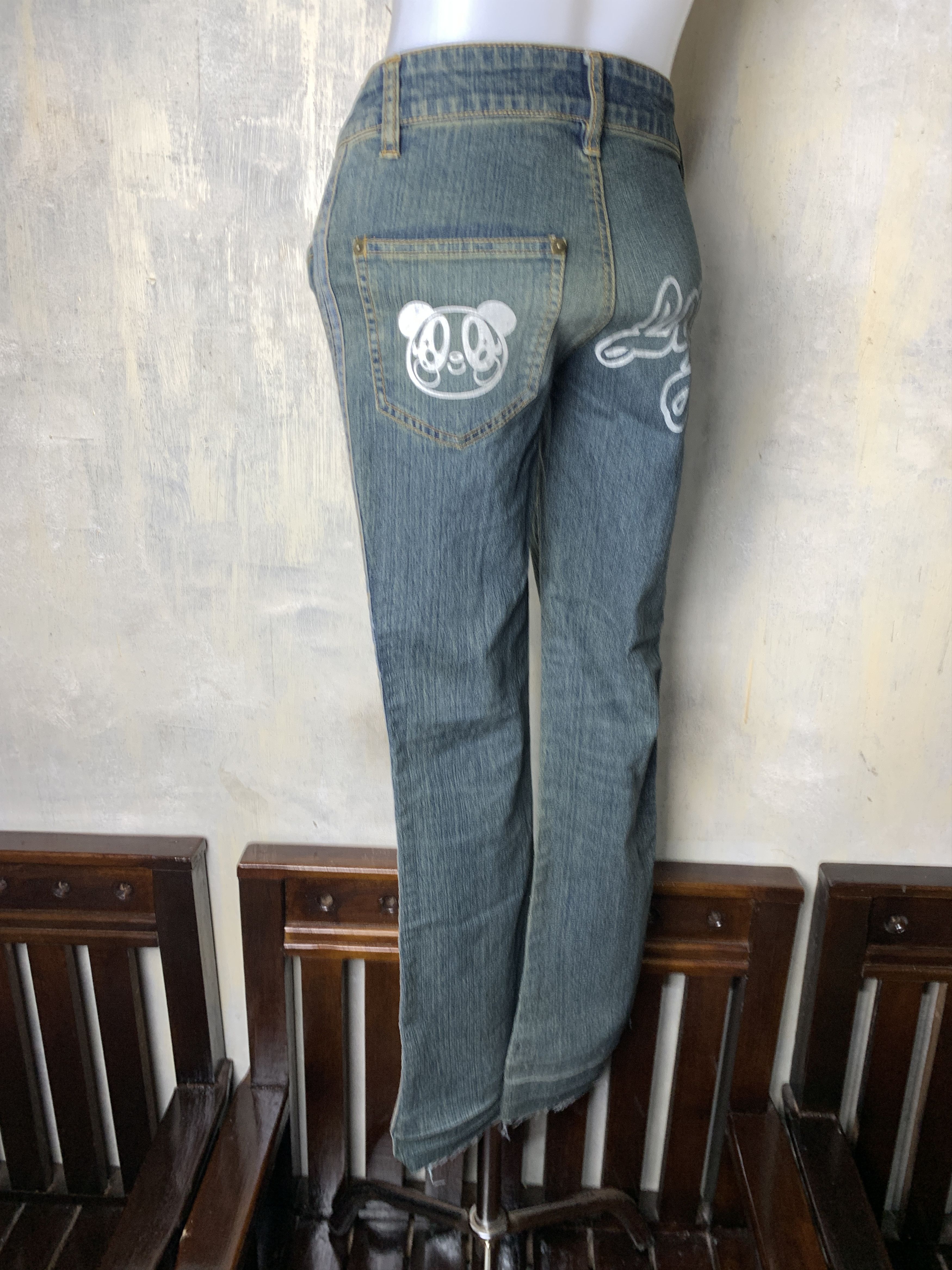 Angel Blue 2000s Lovers House Indigo Blue Flared Petite Jeans (26) Size 26" / US 2 / IT 38 - 2 Thumbnail
