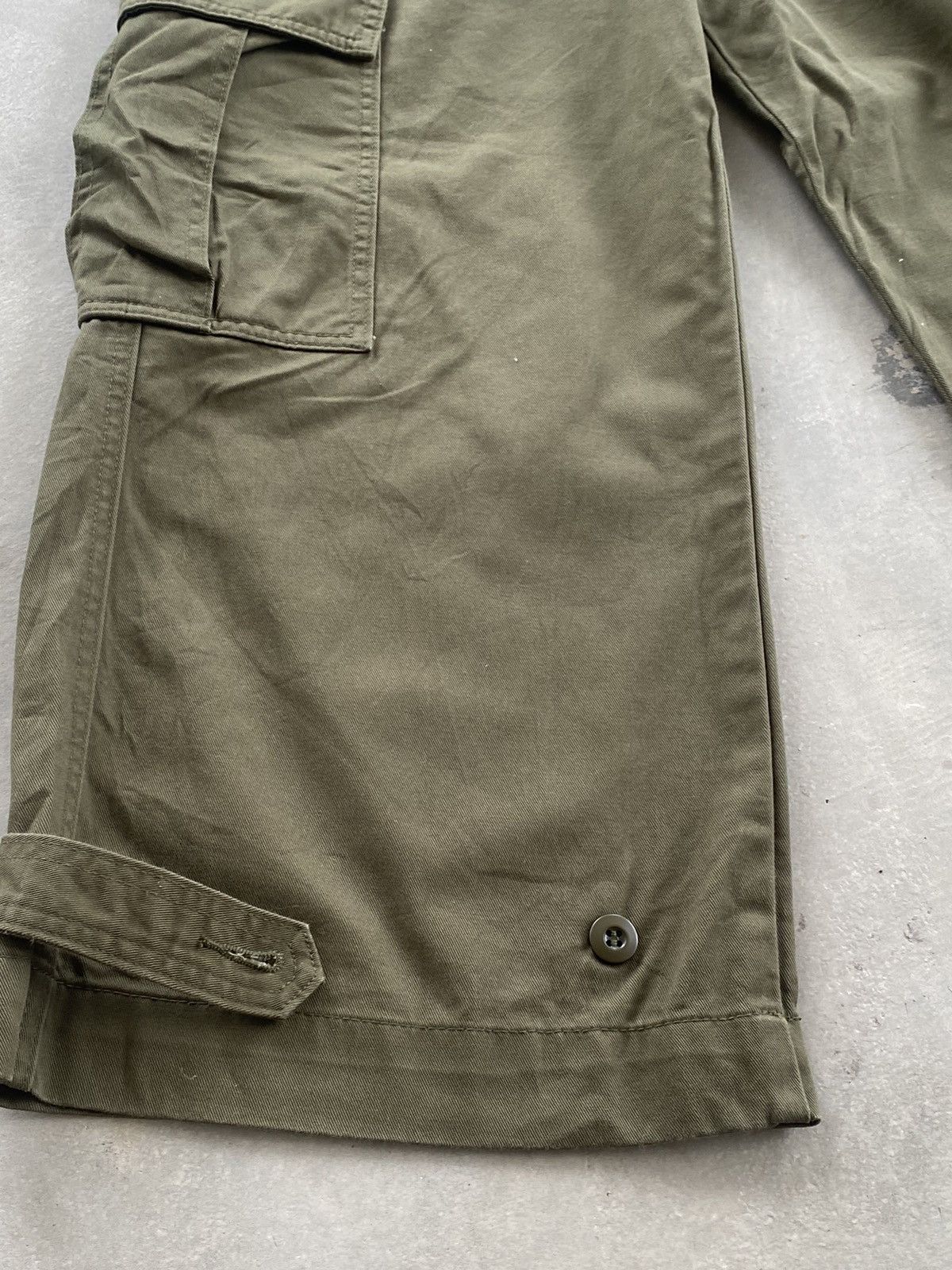 Japanese Brand ON SEVEN DAYS FLARED ADJUSTABLE BOTTOM PANT Size US 26 / EU 42 - 4 Thumbnail